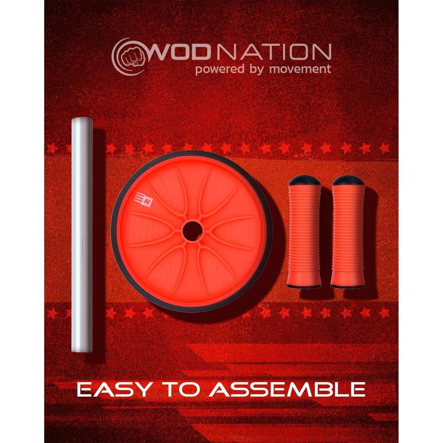 Rueda de Abdominales WOD Nation - Ejercicio Core y Fuerza