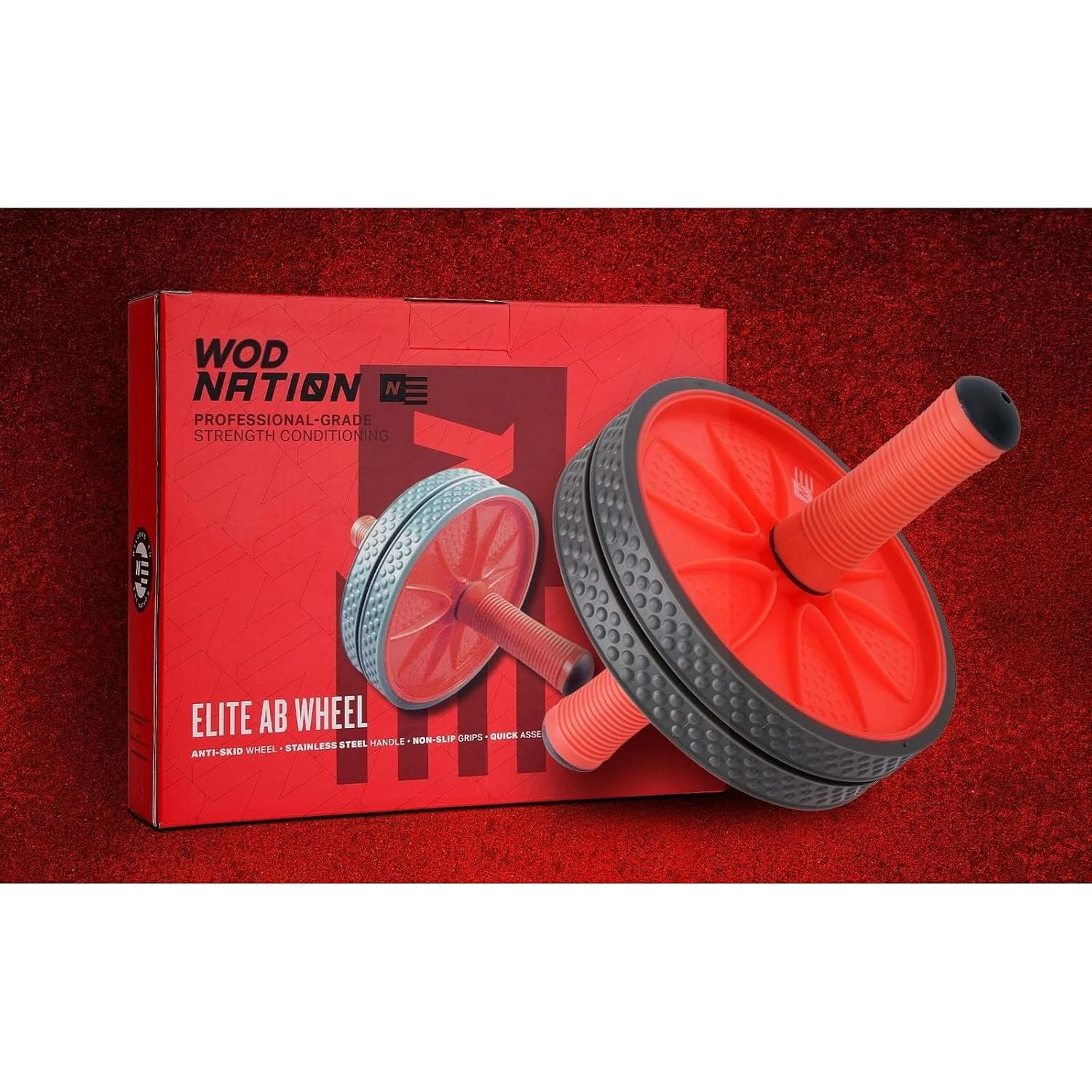 Rueda de Abdominales WOD Nation - Ejercicio Core y Fuerza