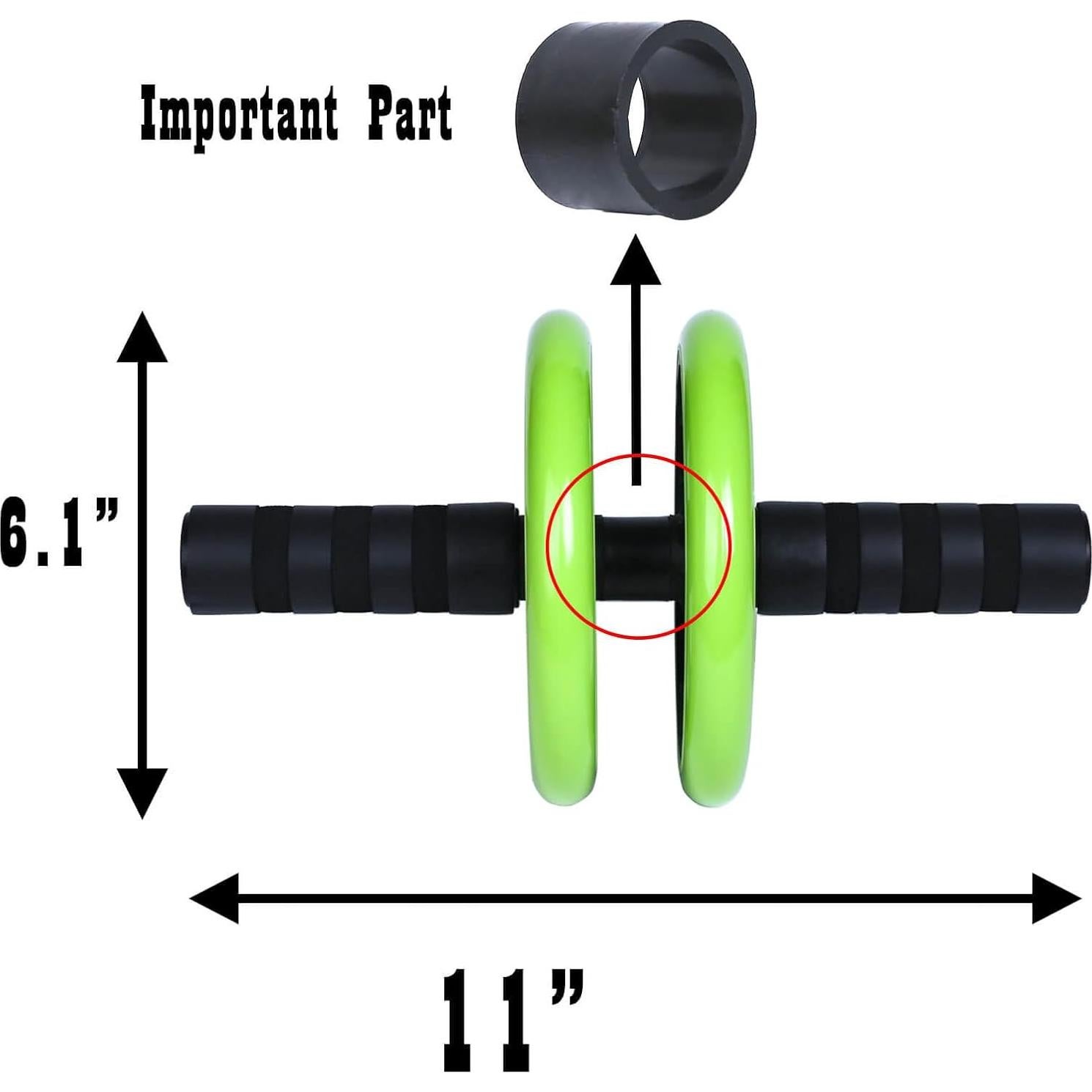 Rueda de Abdominales Dalekana DAB-62 Antideslizante 27.94cm