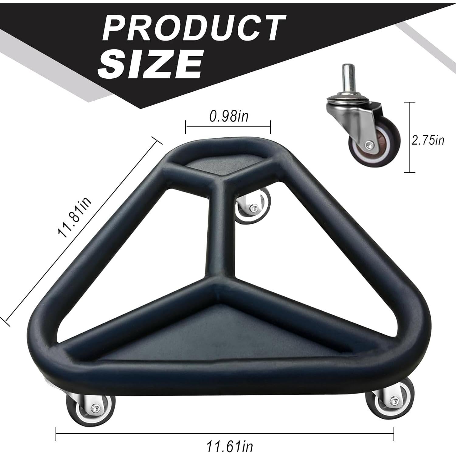 Rueda de Abdominales HOTWAVE Doble Ancha para Gimnasio en Casa