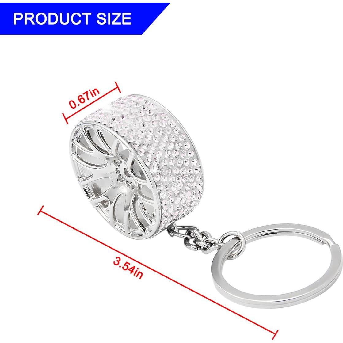 Llavero de Neumático Brillante Bittwee - Color Blanco