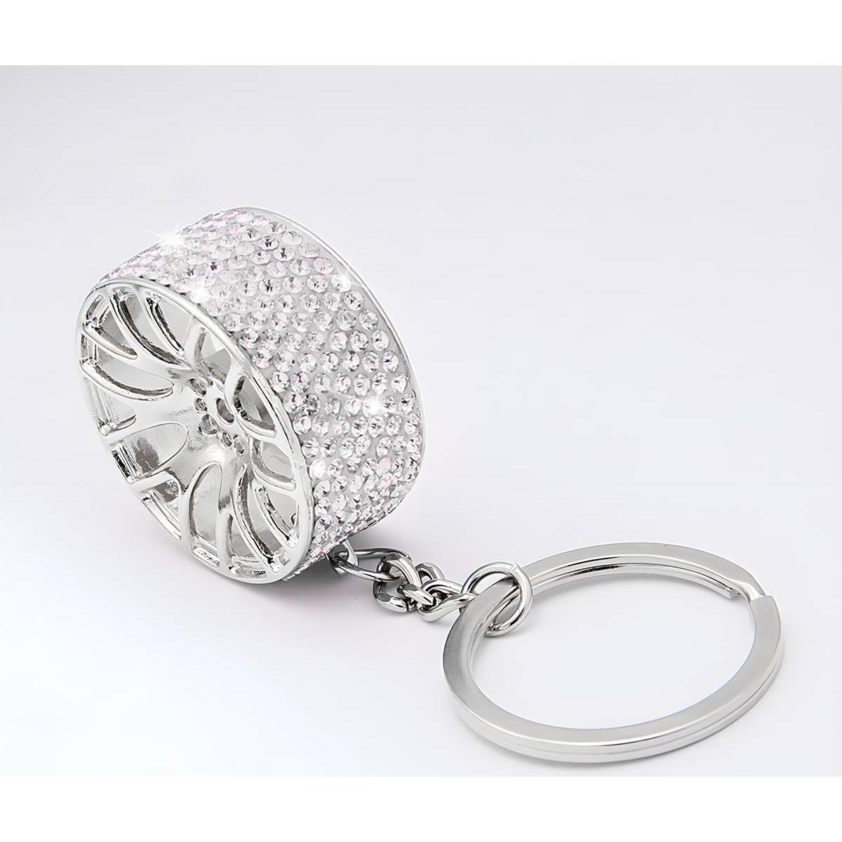 Llavero de Neumático Brillante Bittwee - Color Blanco