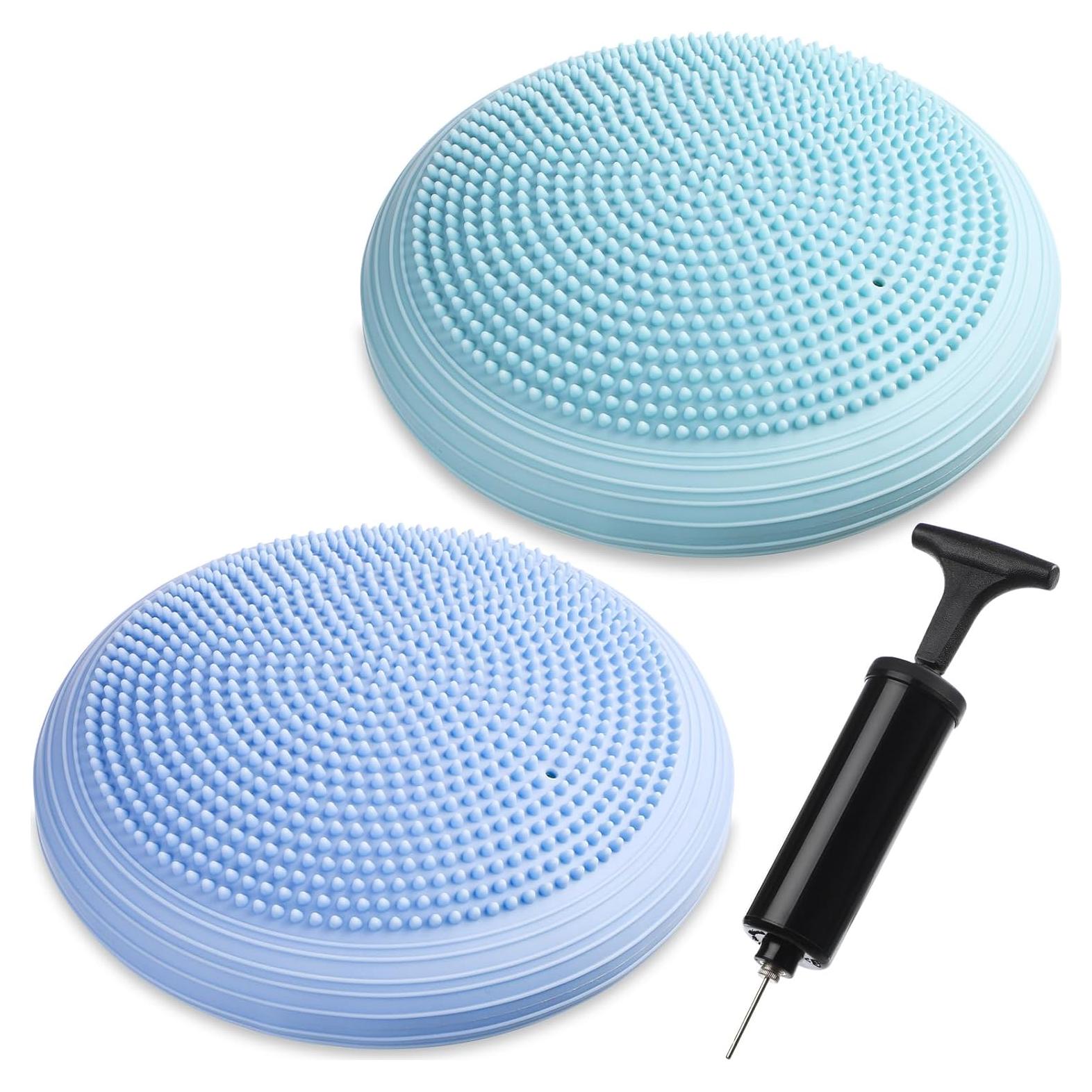 Cojín Inestable Libima 2 Pcs con Bomba 33 cm Azul PVC