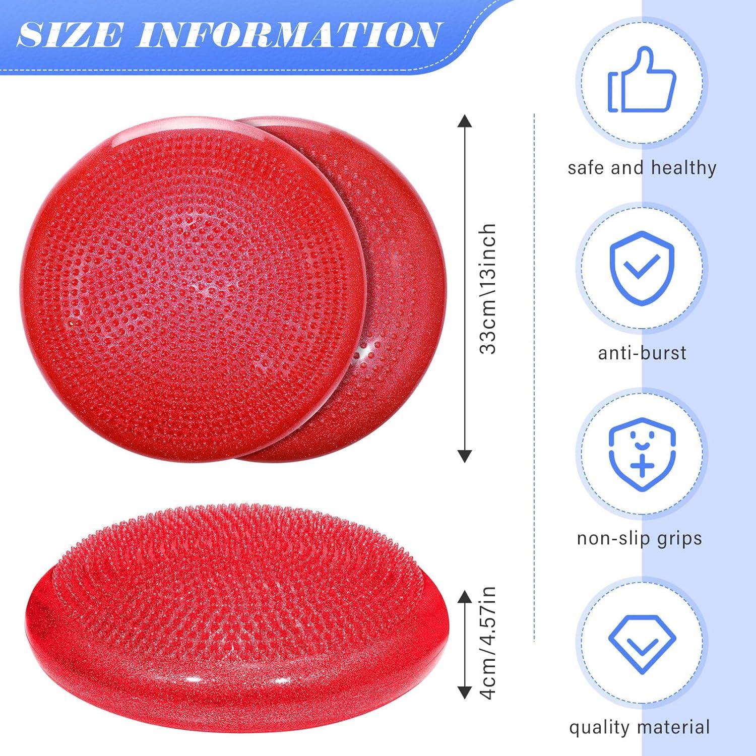 Cojín Sensorial Libima 4 Pcs Balanceo 33 cm PVC Multicolor