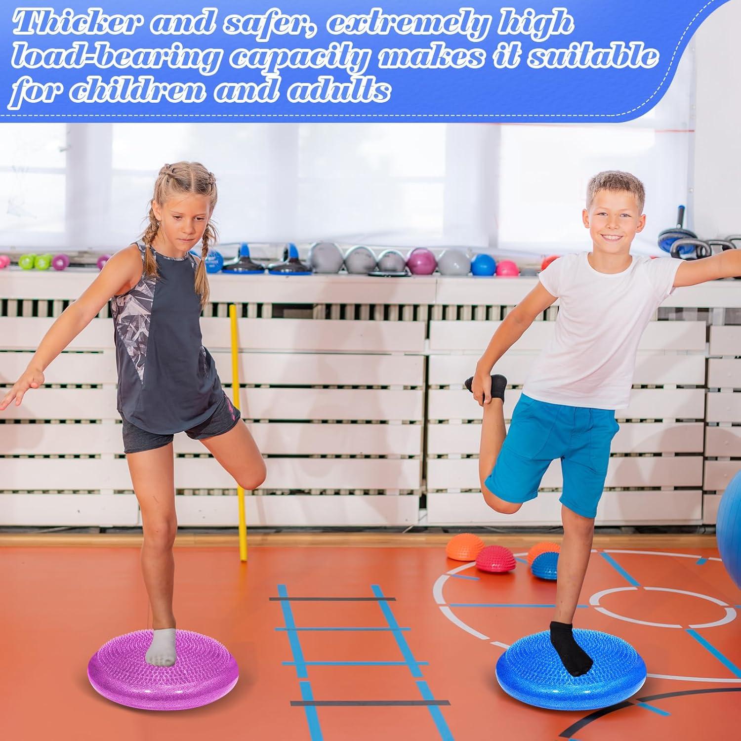 Cojín Sensorial Libima 4 Pcs Balanceo 33 cm PVC Multicolor