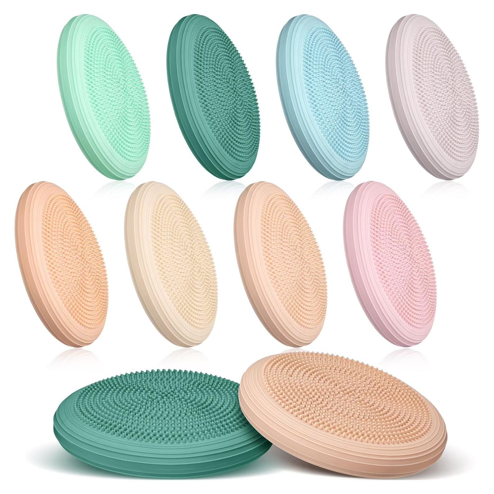 Cojín Wobble Libima 8 Pcs con Bomba - Mejora Postura 33 cm