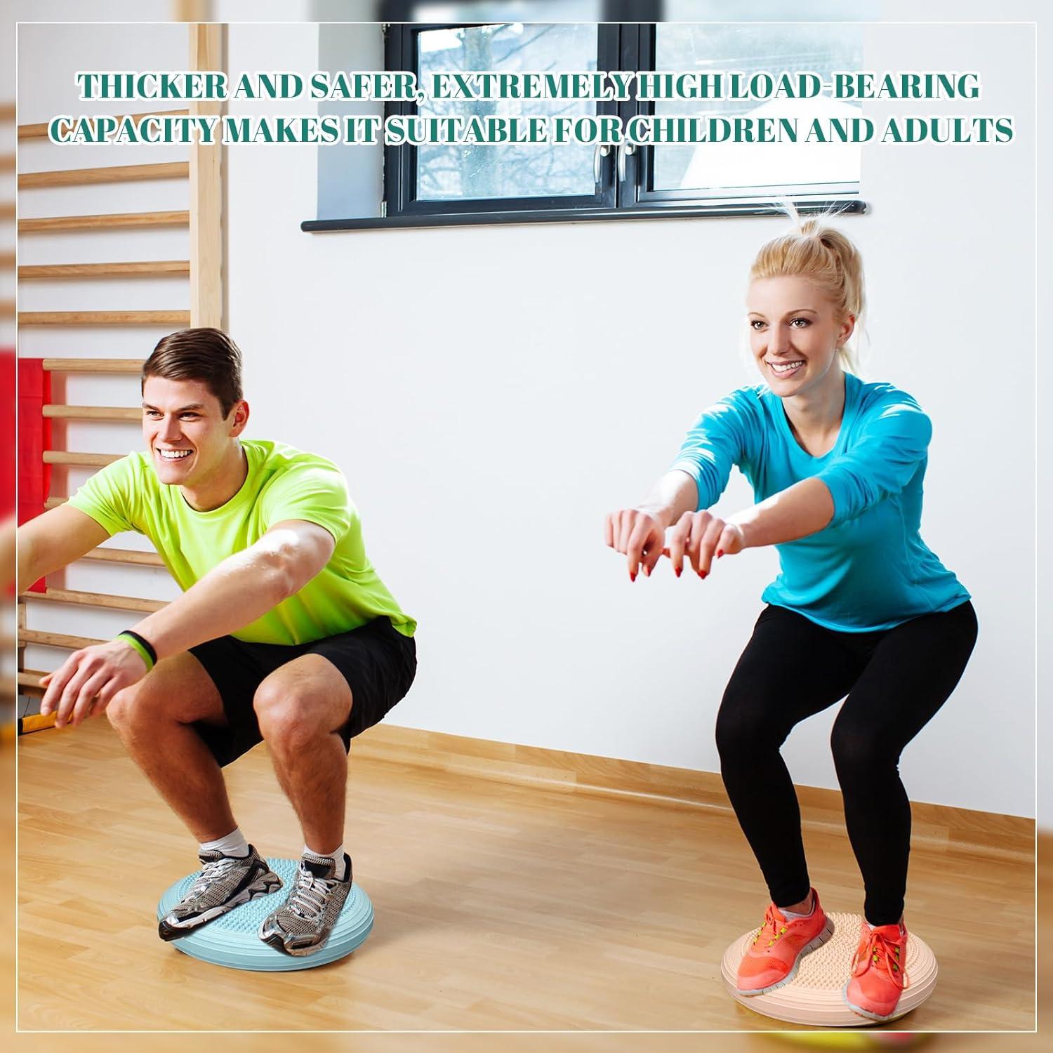 Cojín Wobble Libima 8 Pcs con Bomba - Mejora Postura 33 cm