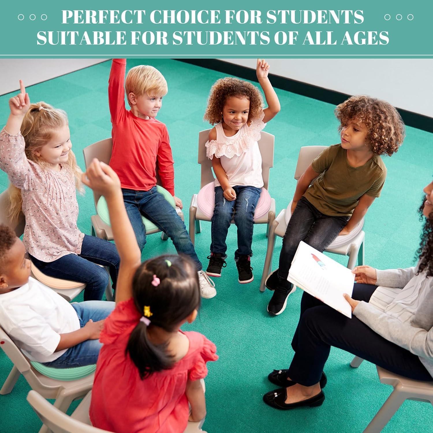 Cojín Wobble Libima 8 Pcs con Bomba - Mejora Postura 33 cm