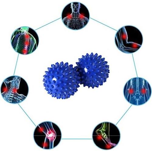 Cojín Inestable Nvzi 34cm con Pelota de Masaje y Bomba