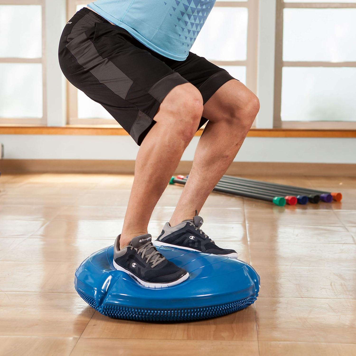 Disco de Equilibrio JFIT 66 cm Azul - Almohadilla de Inestabilidad