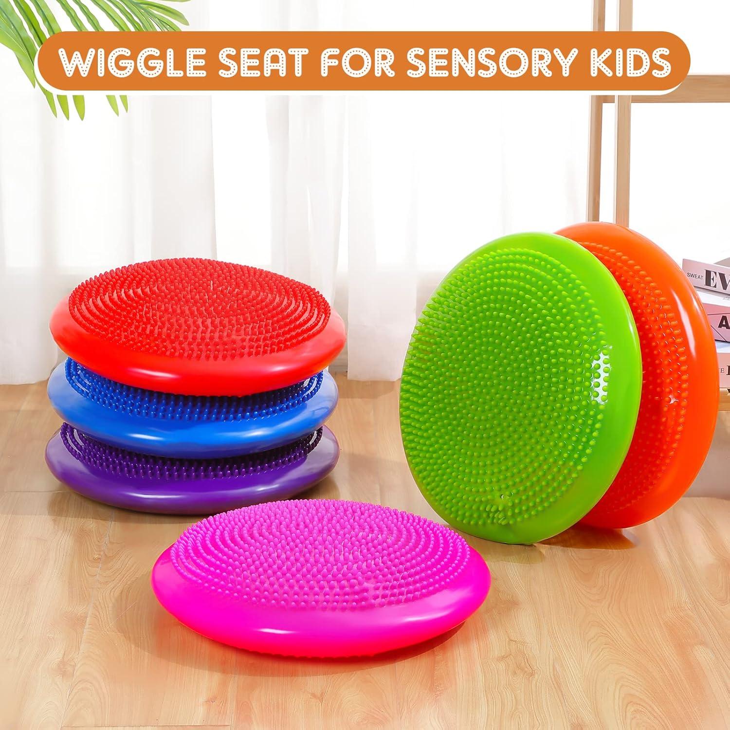 Cojines Wobble Inflados Amylove 6 Pcs para Niños - Equilibrio y Postura