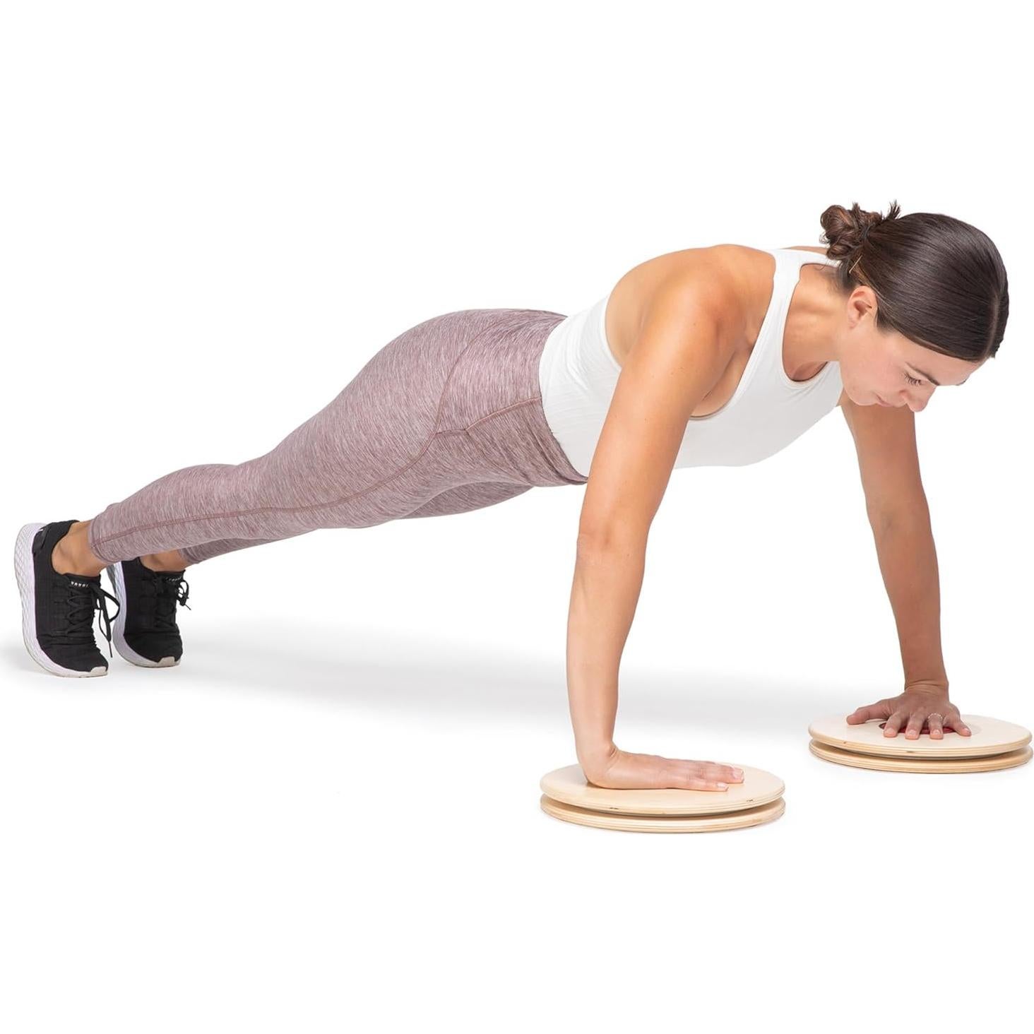 Discos Rotativos OPTP Pro de Madera 28 cm para Ejercicio