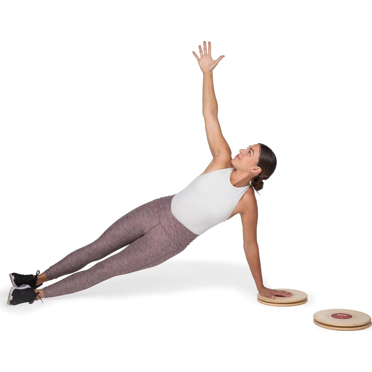 Discos Rotativos OPTP Pro de Madera 28 cm para Ejercicio