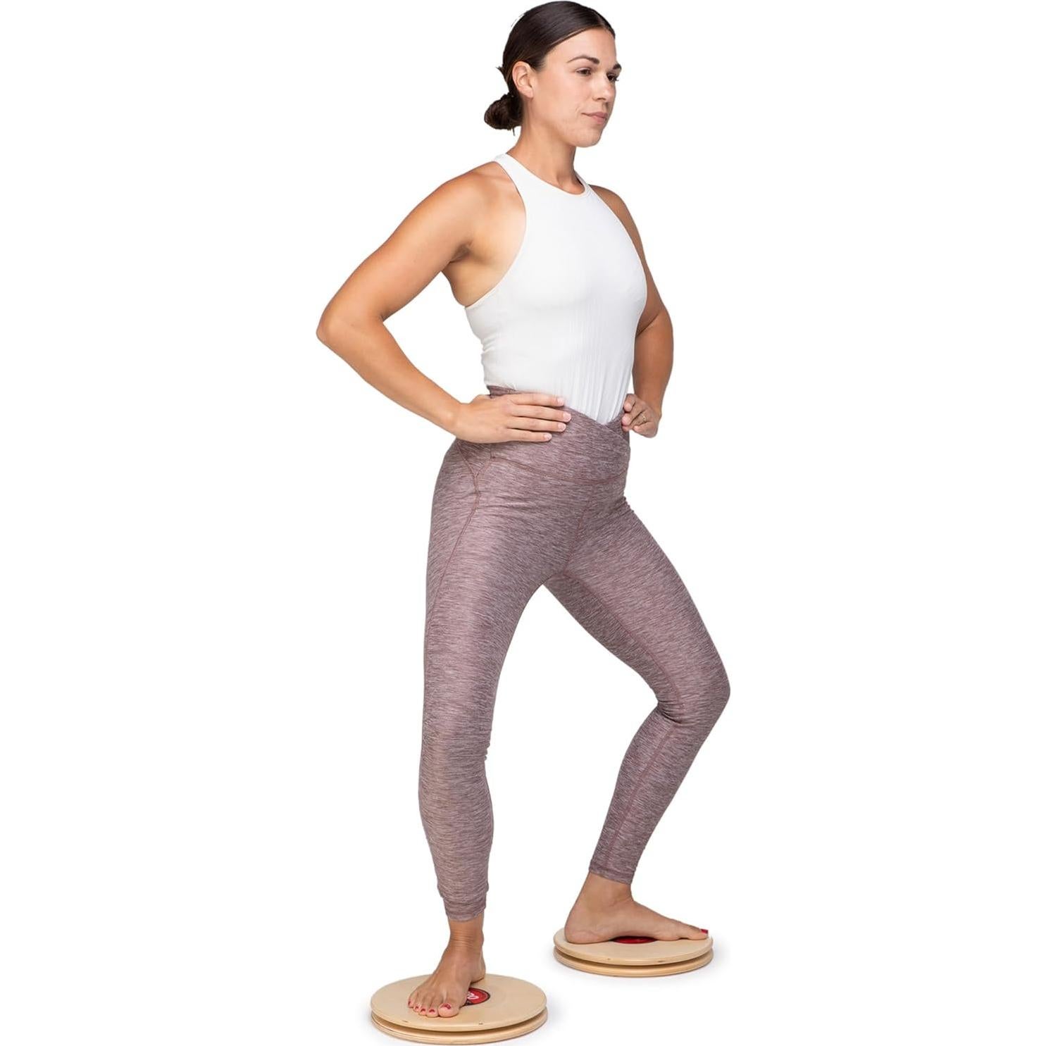 Discos Rotativos OPTP Pro de Madera 28 cm para Ejercicio