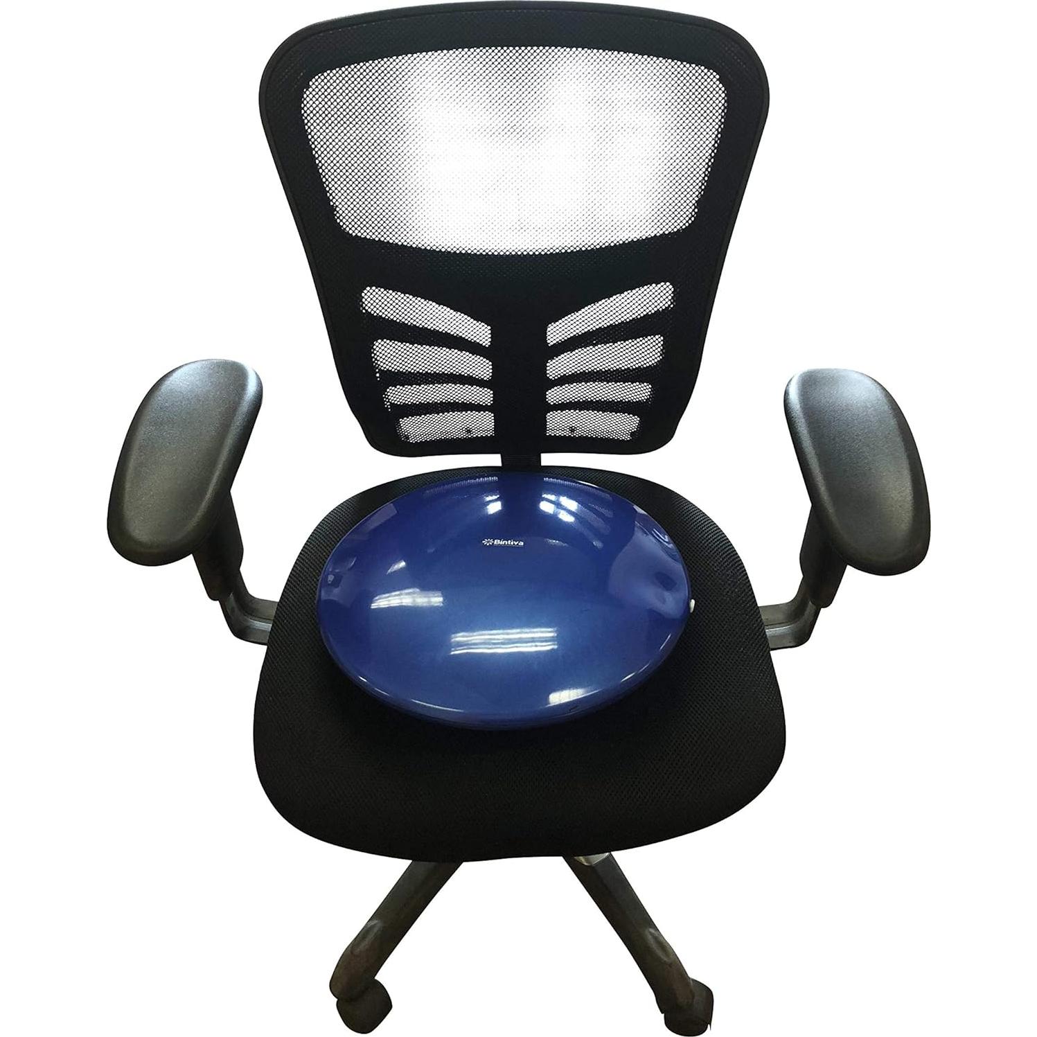 Cojín de Inestabilidad Bintiva 37cm Azul para Ejercicio