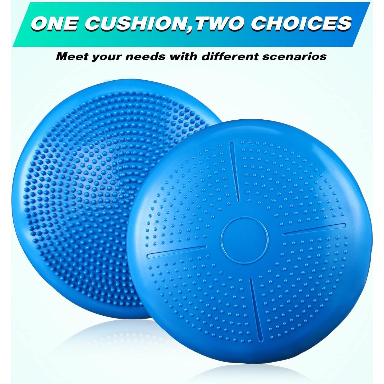 Cojines de Inestabilidad Leitee 10 Pcs con Bomba para Ejercicio