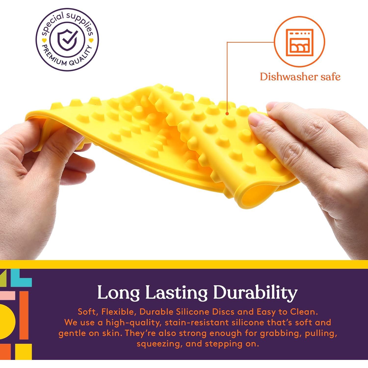 Juego Sensorial Interactivo Suministros Especiales 5 Discos Táctiles