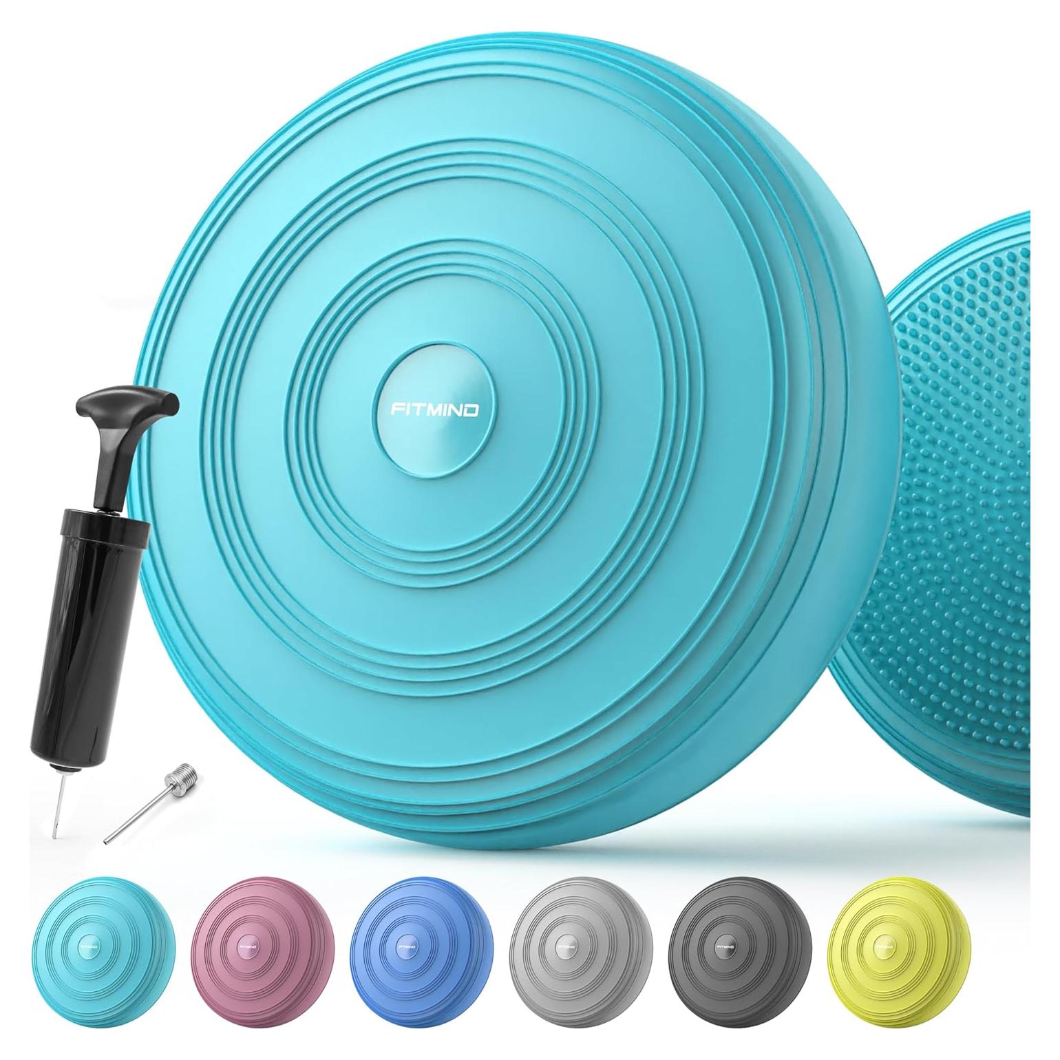 Cojín Inflable Antideslizante FITMIND 33cm para Postura y Fitness