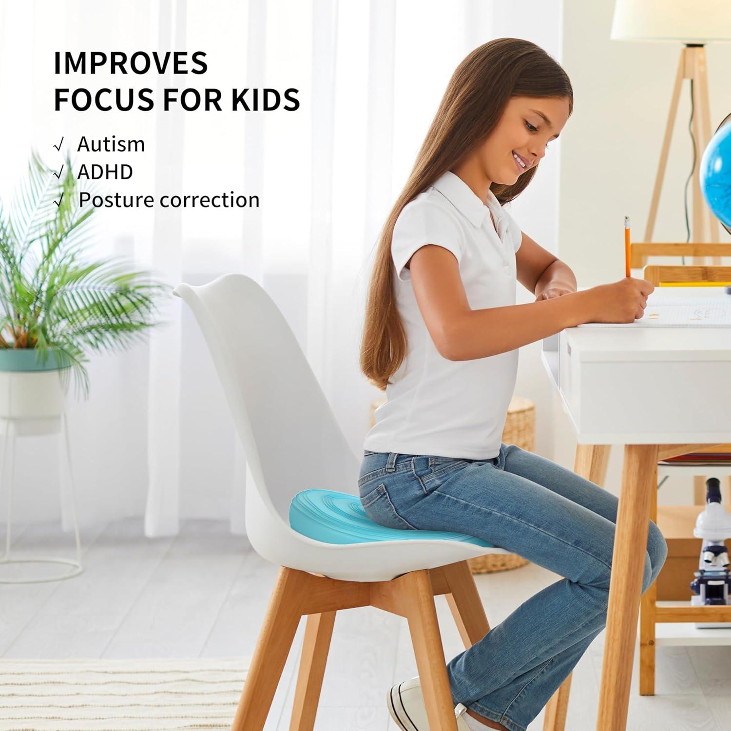 Cojín Inflable Antideslizante FITMIND 33cm para Postura y Fitness