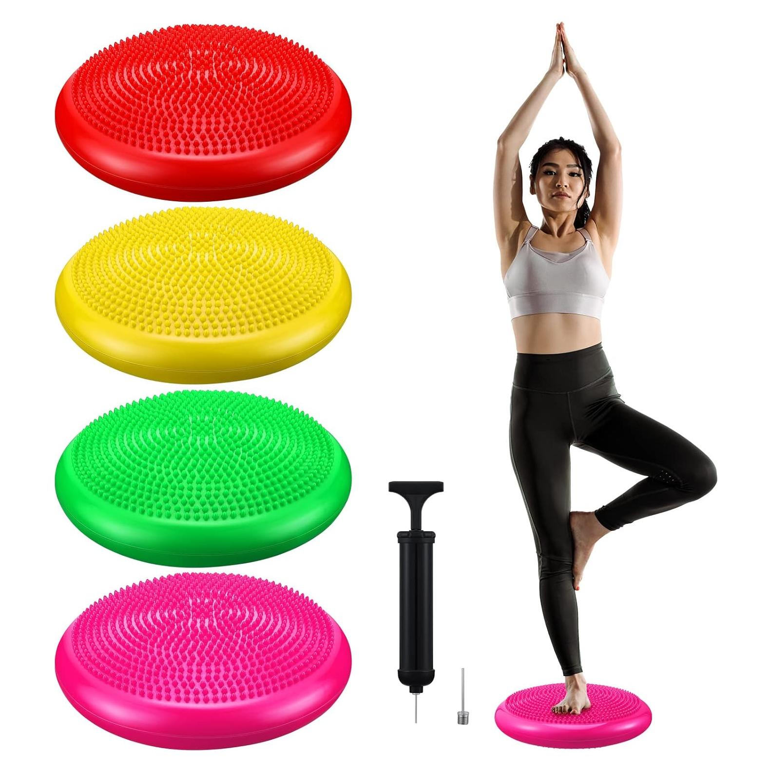 Cojines Inestables Inflables Sotiff 34 cm - 4 Piezas con Bomba