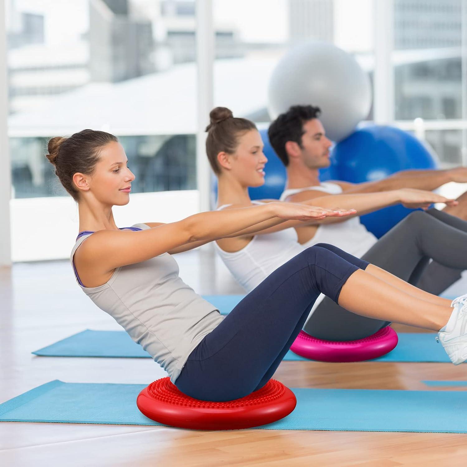 Cojines Inestables Inflables Sotiff 34 cm - 4 Piezas con Bomba