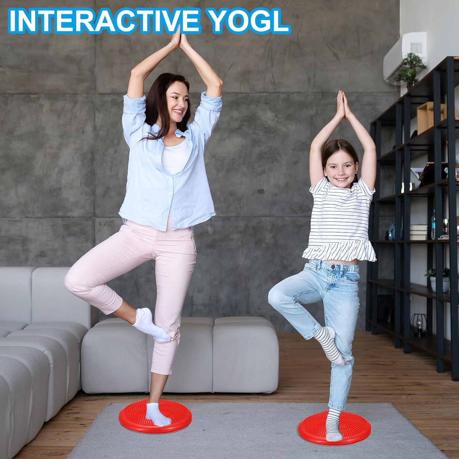 Cojín Inflable de Inestabilidad PATIKIL 33.5 cm PVC con Bomba