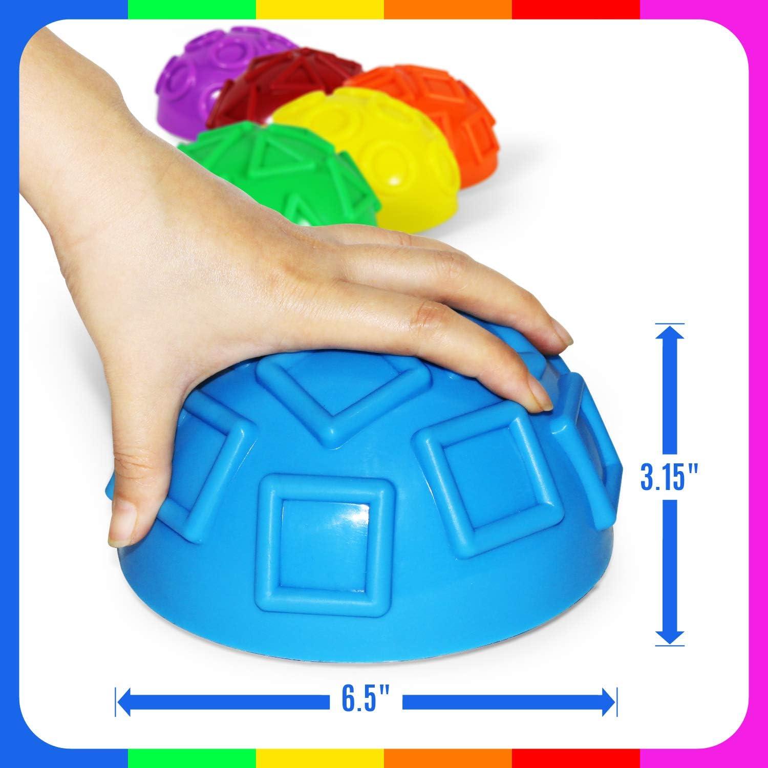 Set de 6 Podios de Equilibrio Erizo Yes4All con Bomba