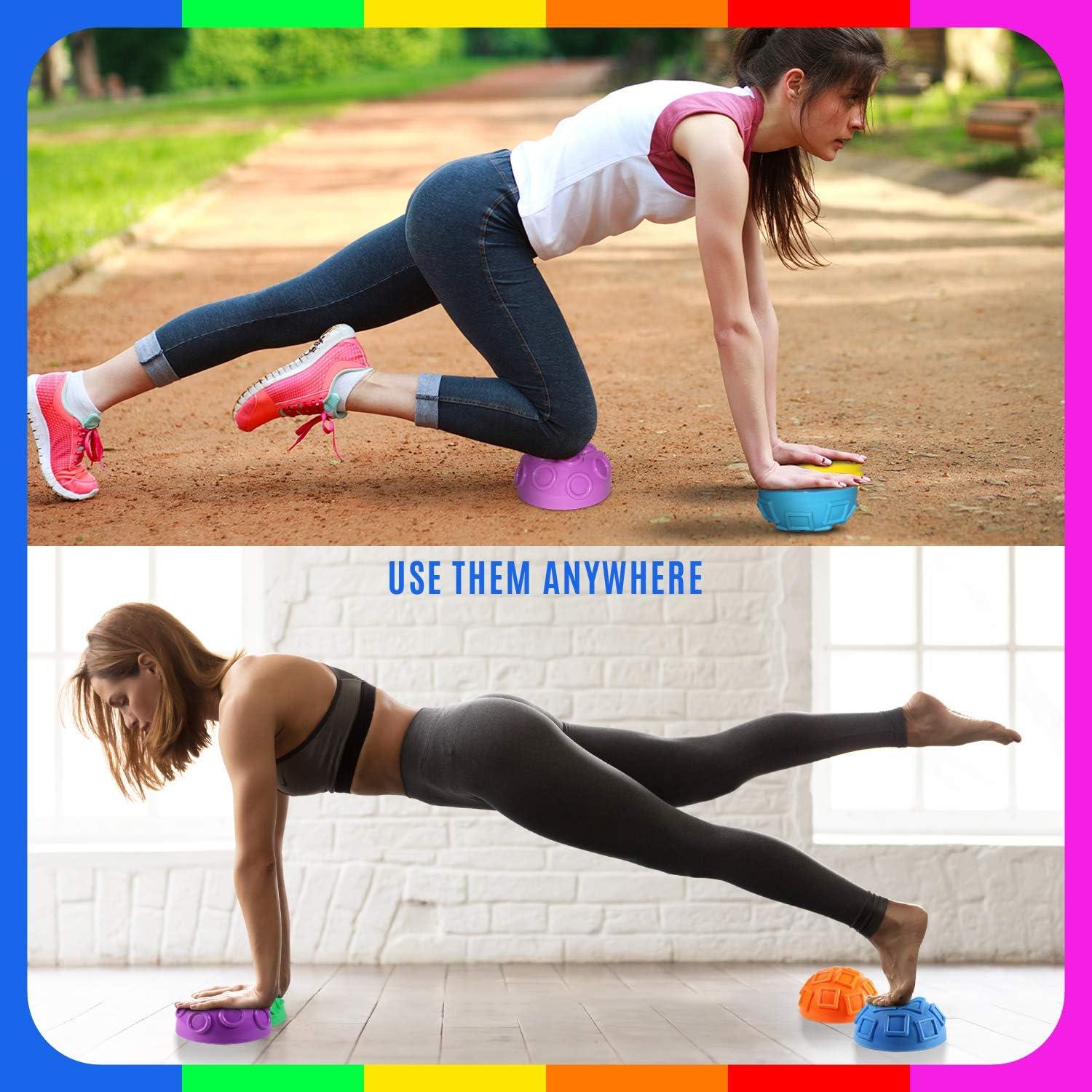 Set de 6 Podios de Equilibrio Erizo Yes4All con Bomba