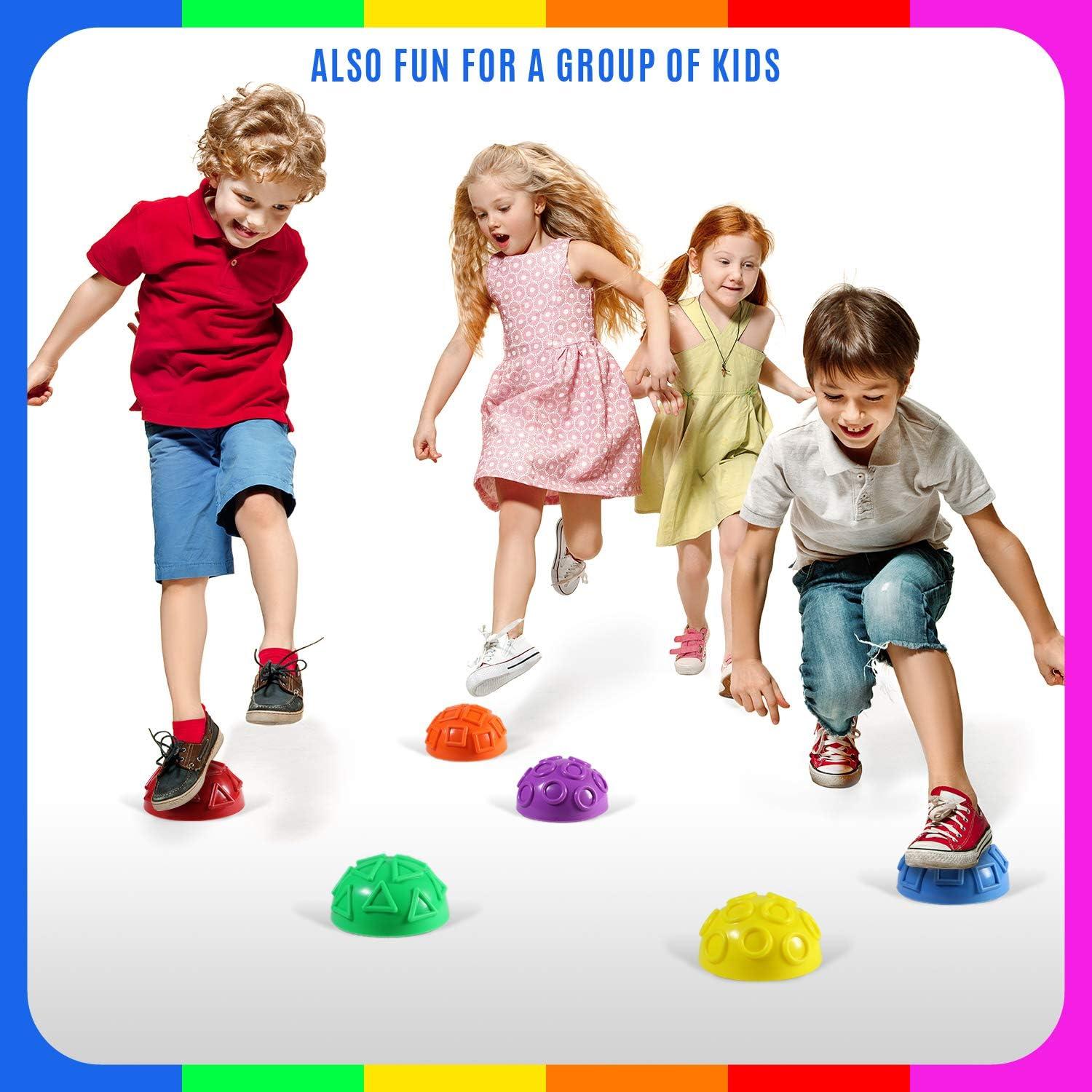 Set de 6 Podios de Equilibrio Erizo Yes4All con Bomba