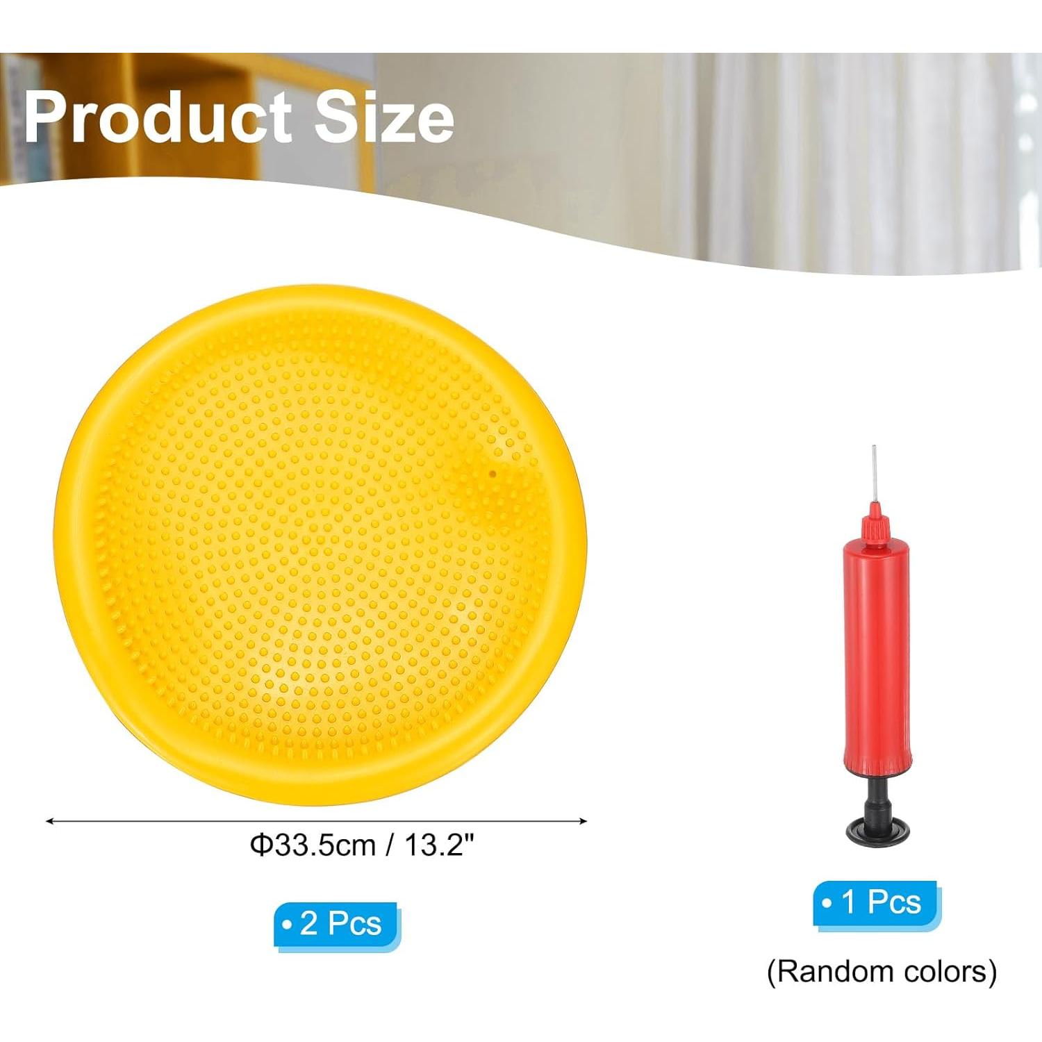 Cojín Inflable de Inestabilidad PATIKIL 33.5 cm PVC Amarillo