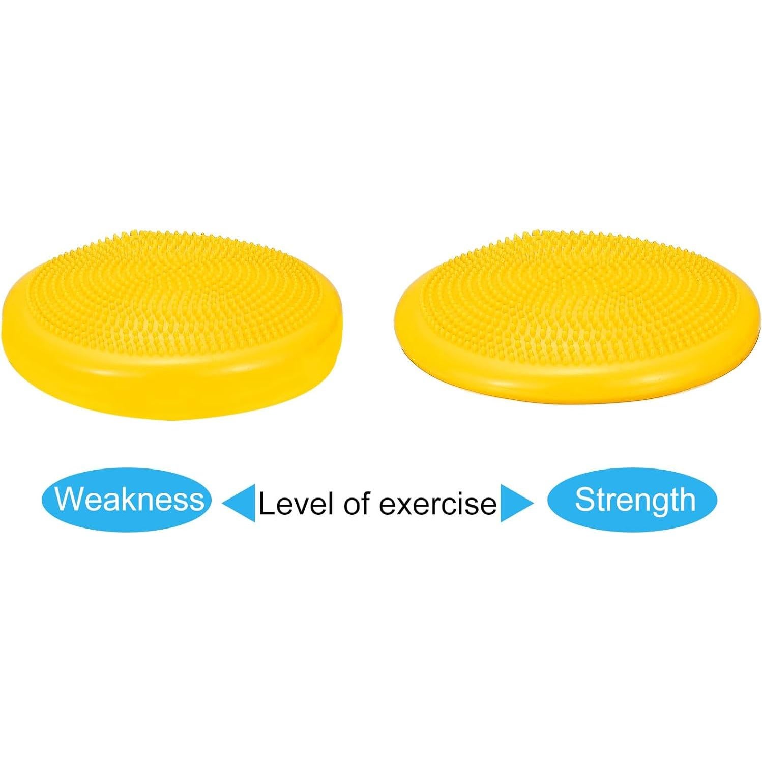 Cojín Inflable de Inestabilidad PATIKIL 33.5 cm PVC Amarillo