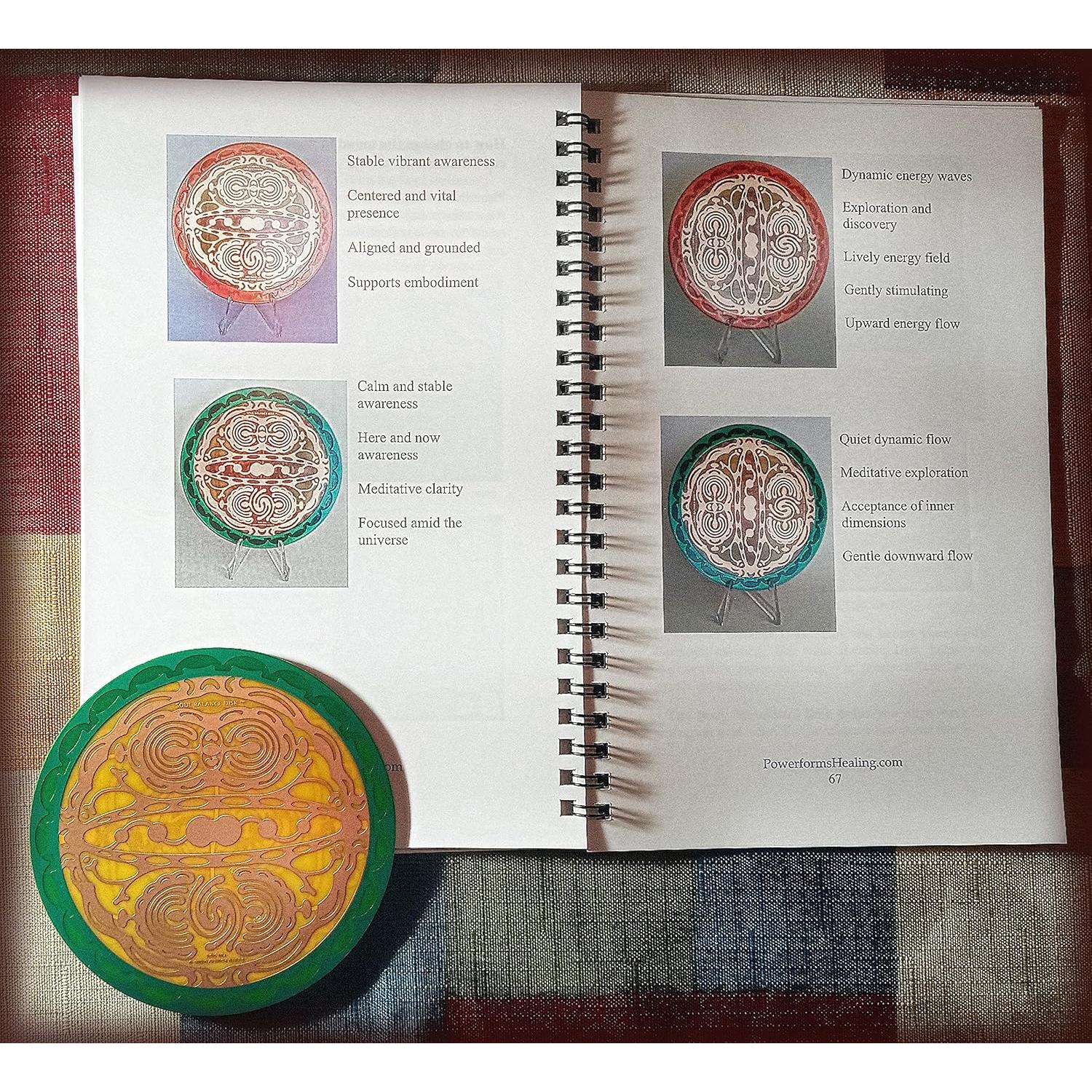 Disco de Equilibrio del Alma Powerforms 10 cm Cobre Sanación