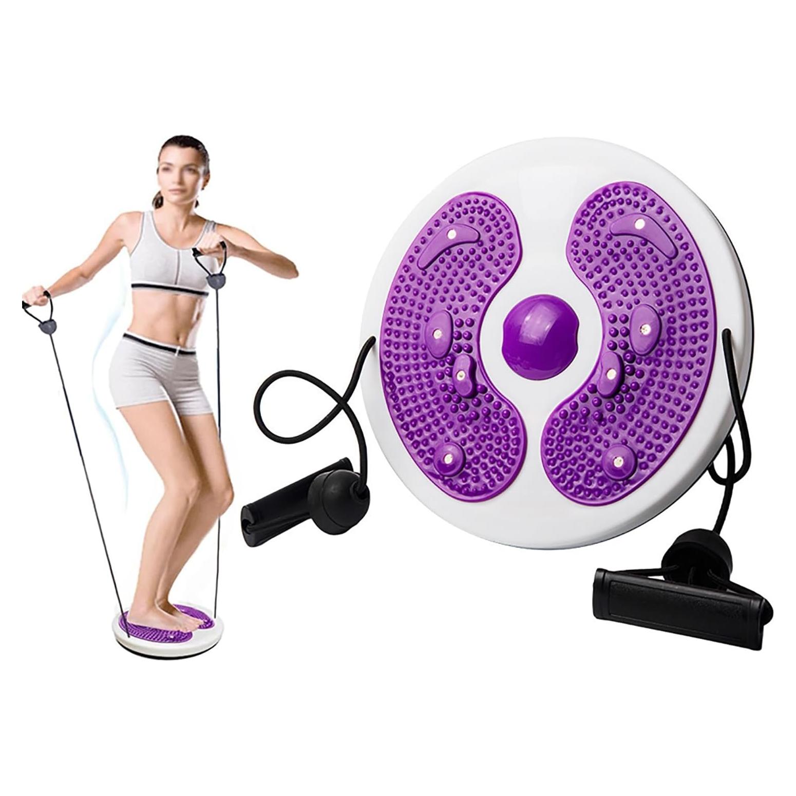 Disco de Cintura Ab Twist Funvalley Surperfect 27.5cm Púrpura