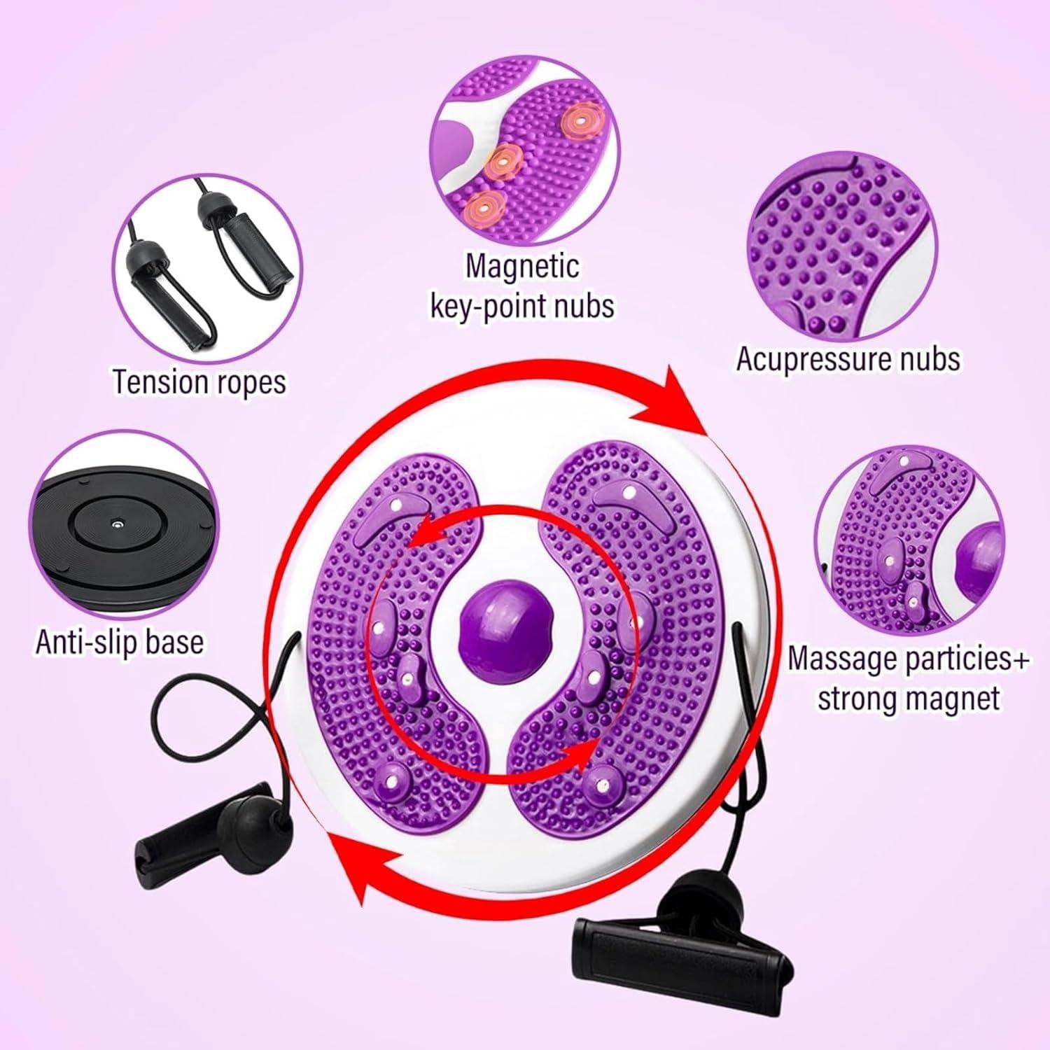 Disco de Ejercicio Ab Twister Crayfomo con Masaje 27.5cm