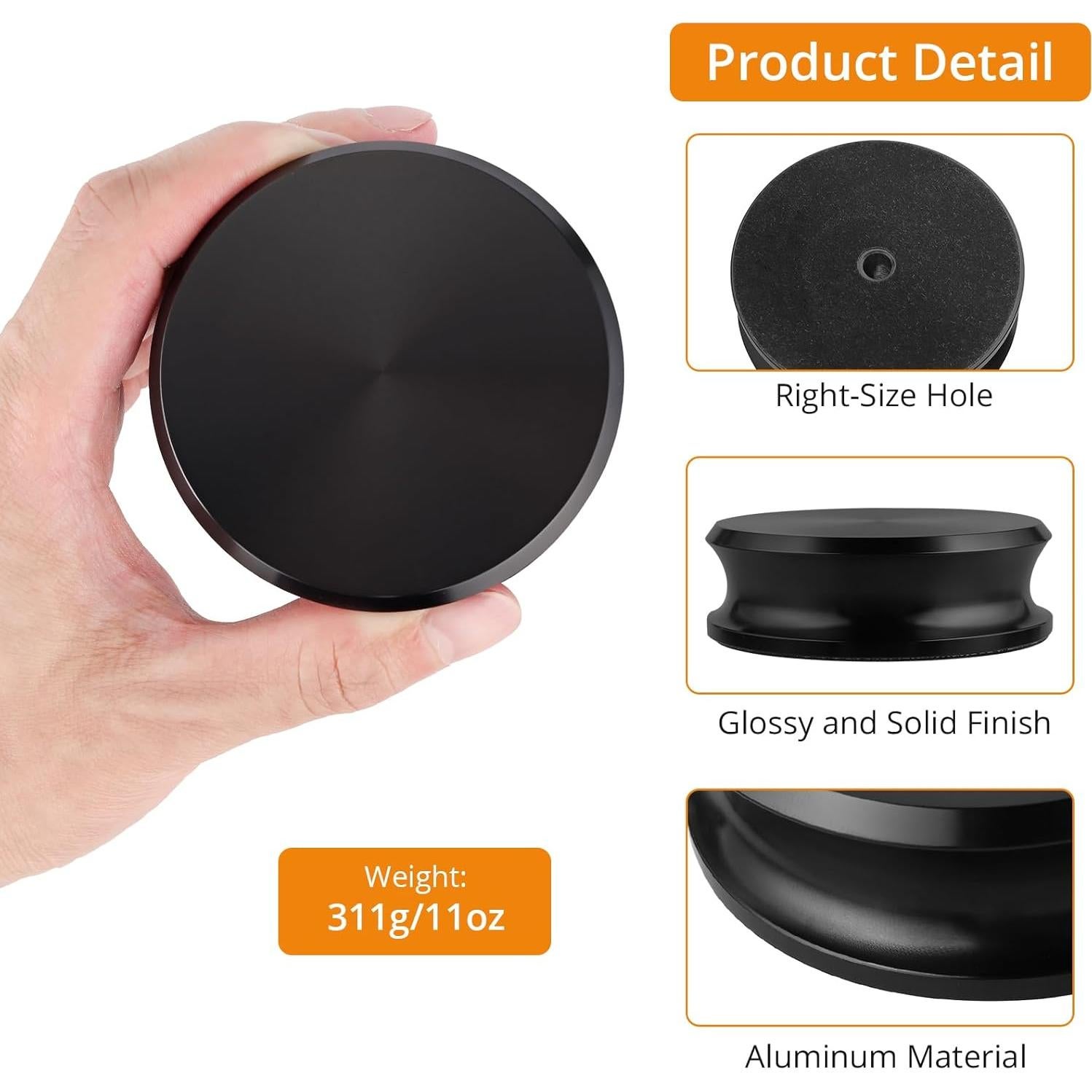 Estabilizador de Peso para Discos Neoteck 311g Aluminio con Nivel