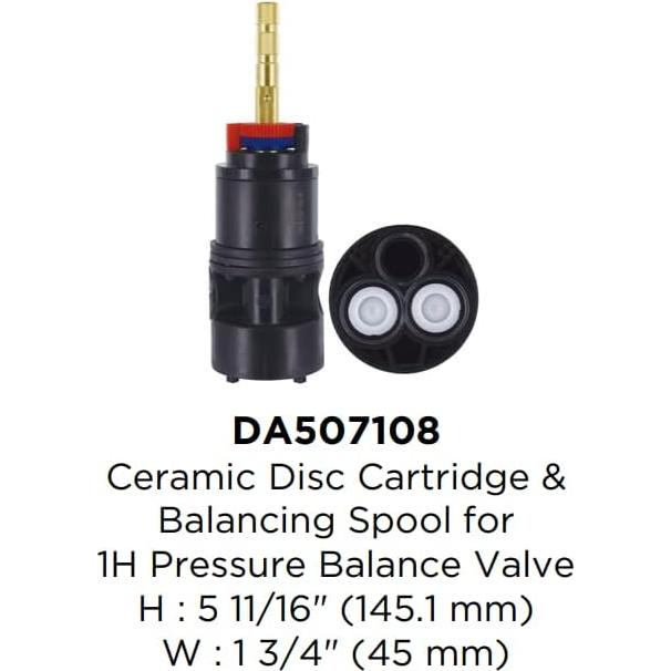 Cartucho de Válvula de Balance de Presión Gerber 14.5 cm