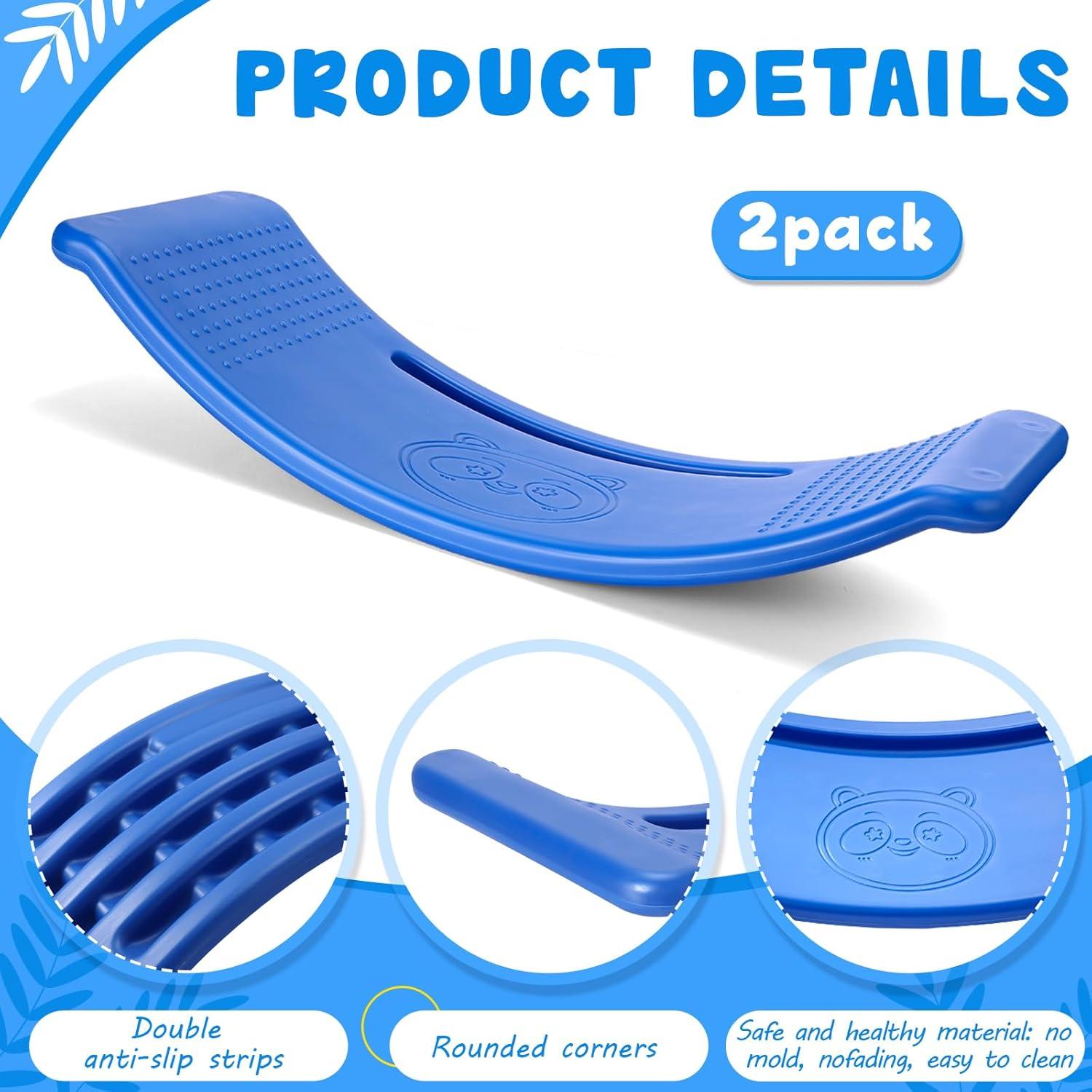 Paquete de 2 Tableros de Equilibrio Motionchic Azul 66x28x14cm