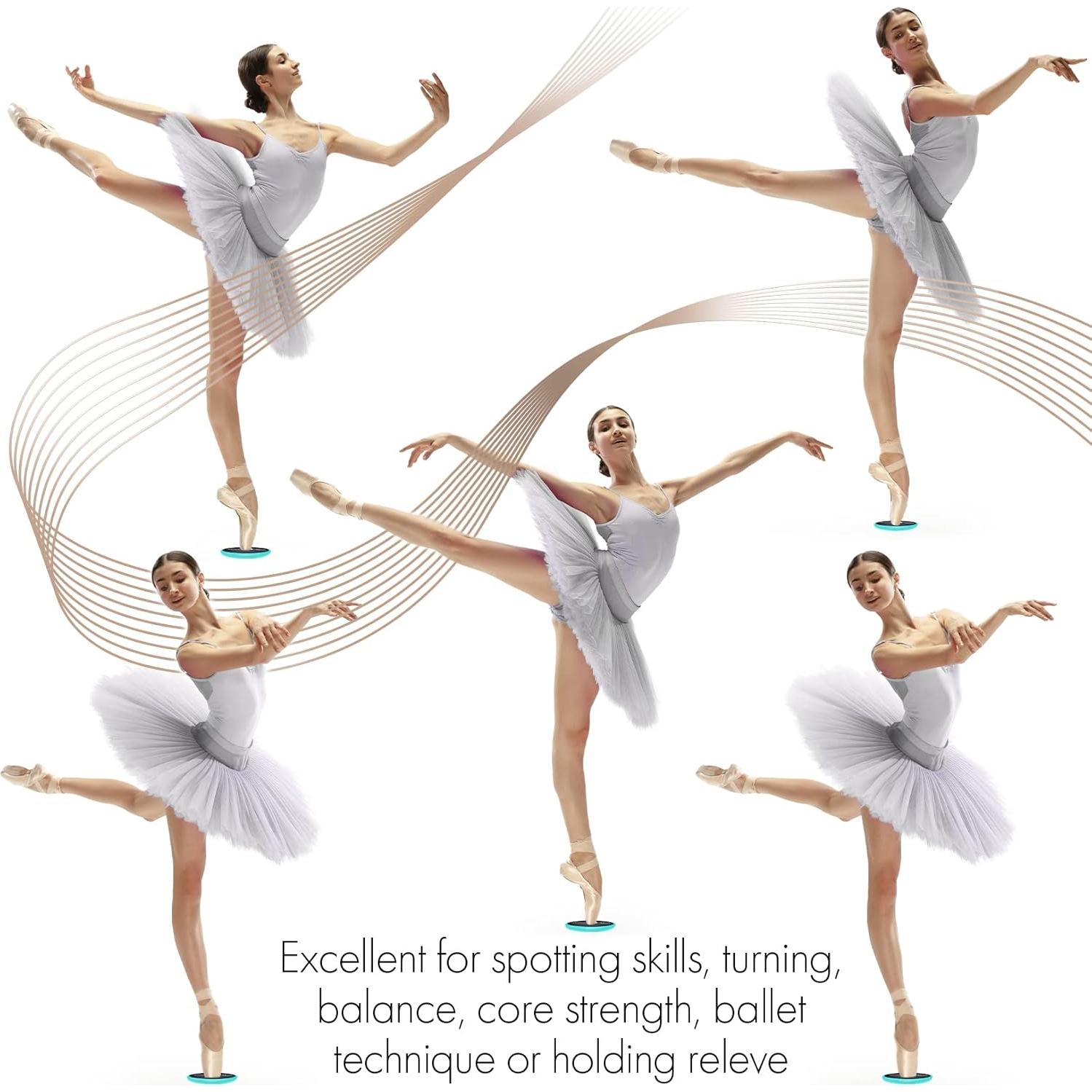 Disco de Giro Portátil Zenmarkt para Ballet y Patinaje - Azul