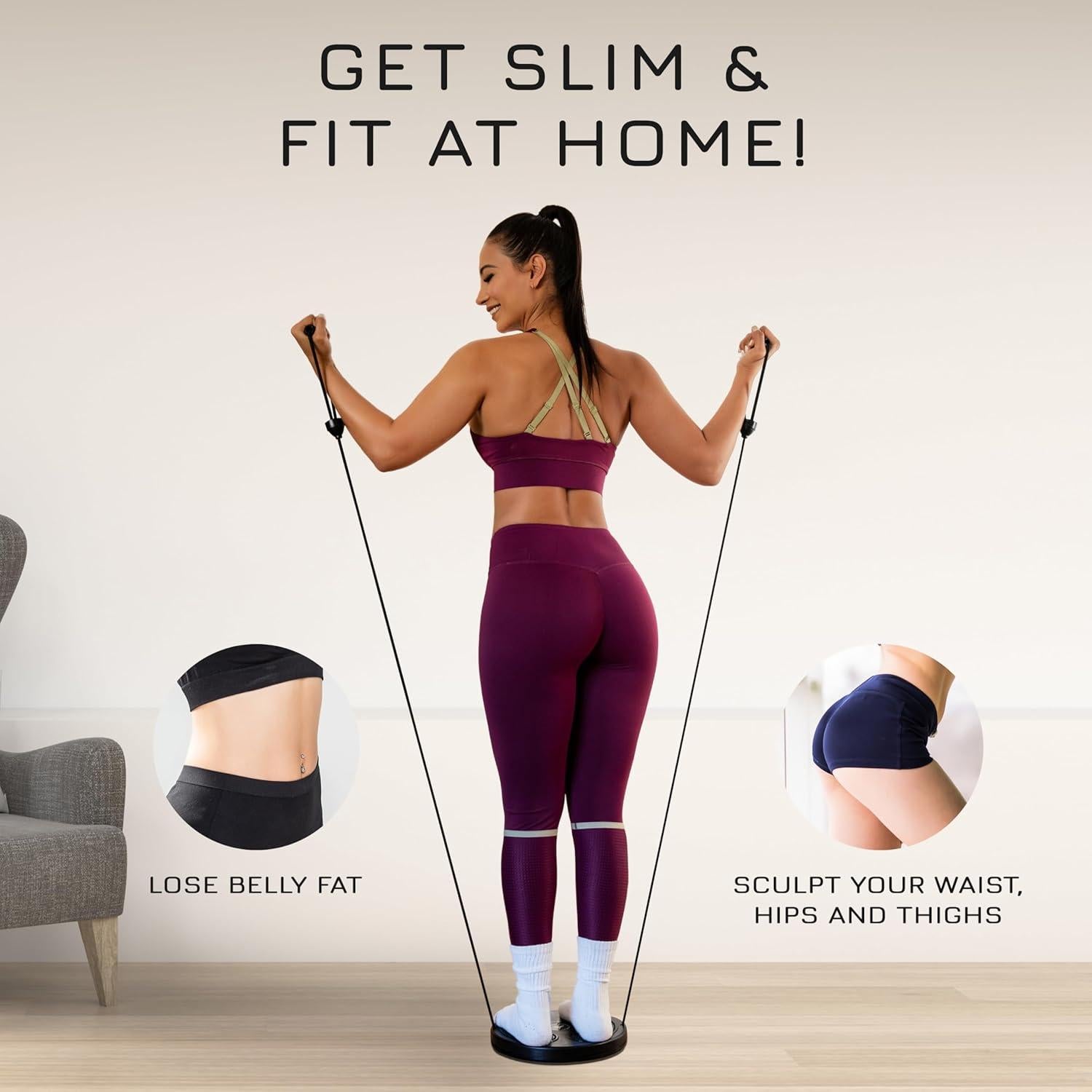 Tabla de Giro Breaking Limits - Disco de Ejercicio Antideslizante