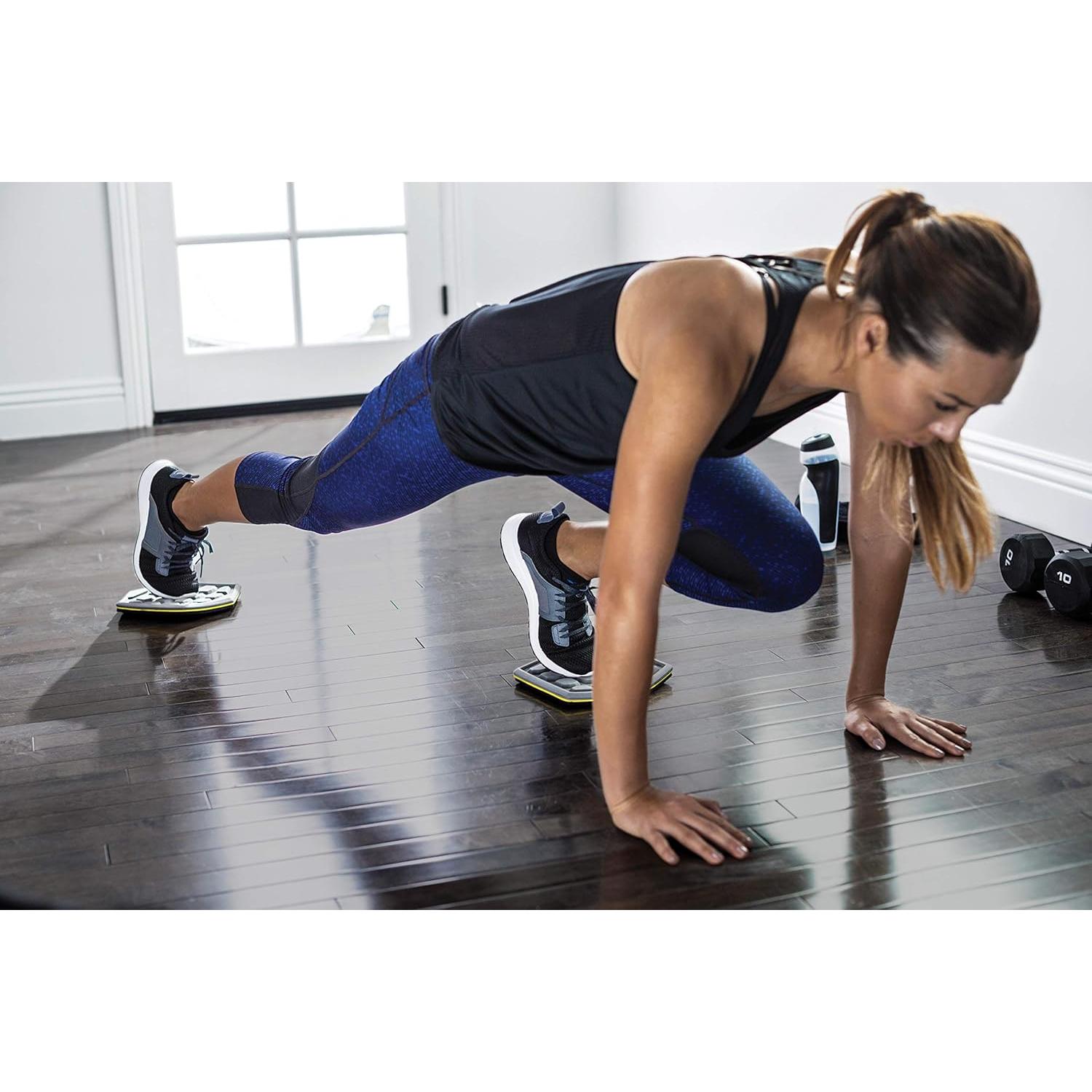 Discos deslizantes de ejercicio SKLZ Slidez para core - Gris