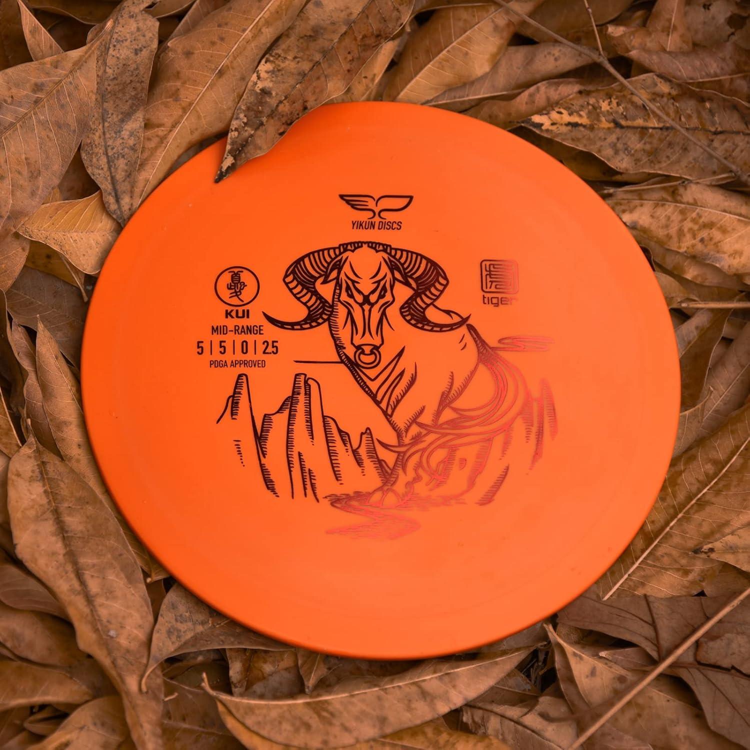 Disco de Golf Yikun Midrange 165g Naranja Aprobado PDGA