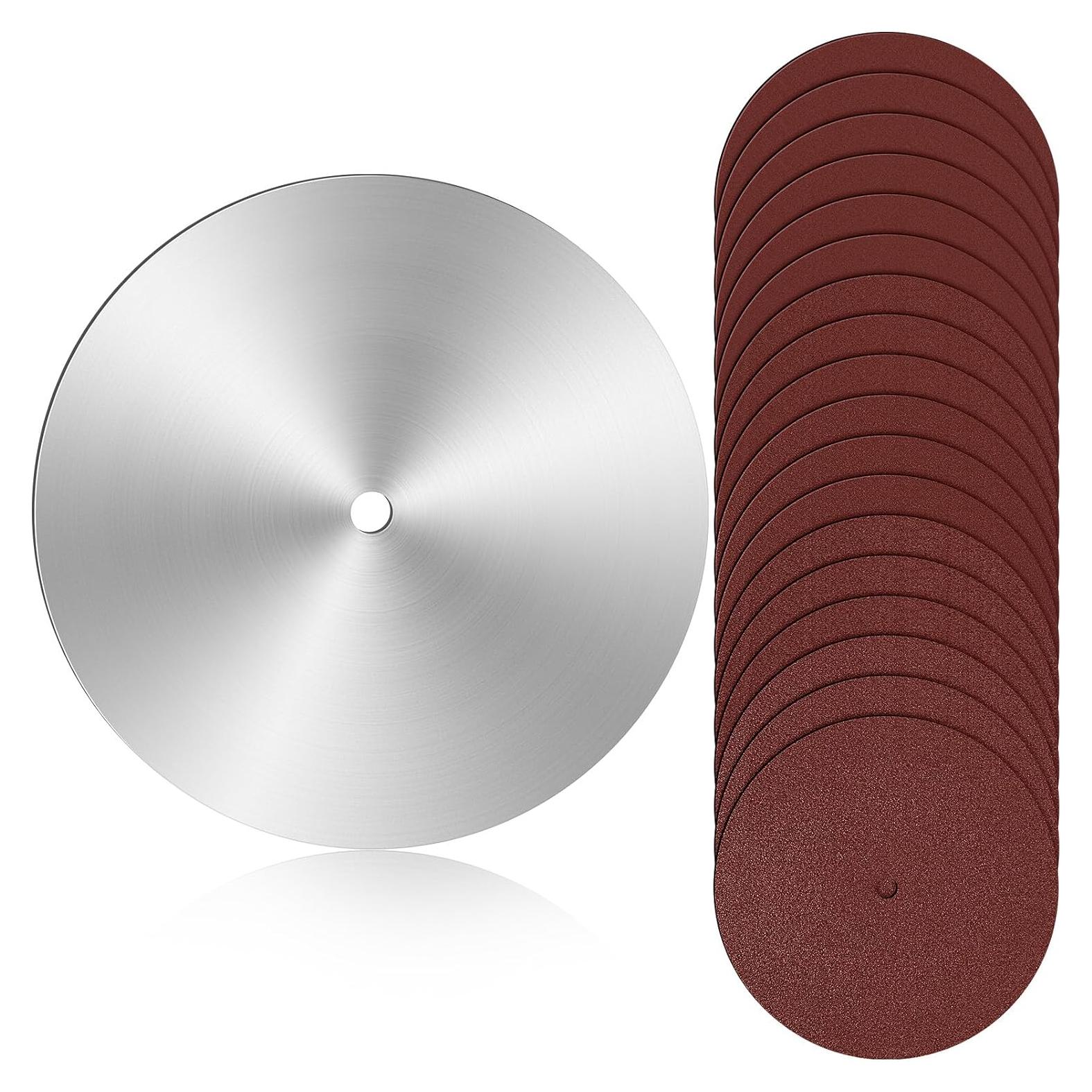Disco de Lijado 25.4 cm Lanties con 18 Piezas de Papel de Lija