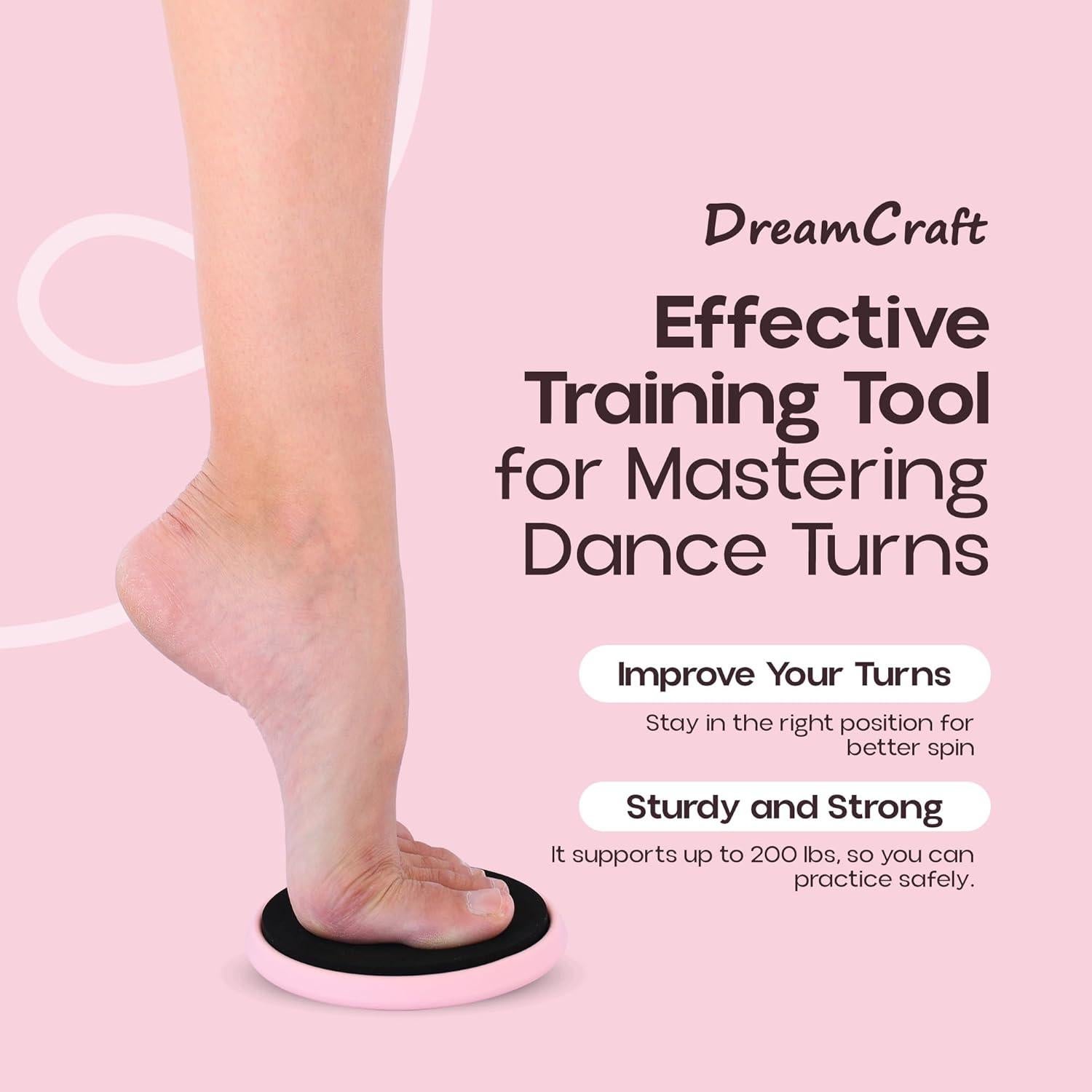 Tablero de Giro de Danza DreamCraft Rosa 15.2x22.9cm