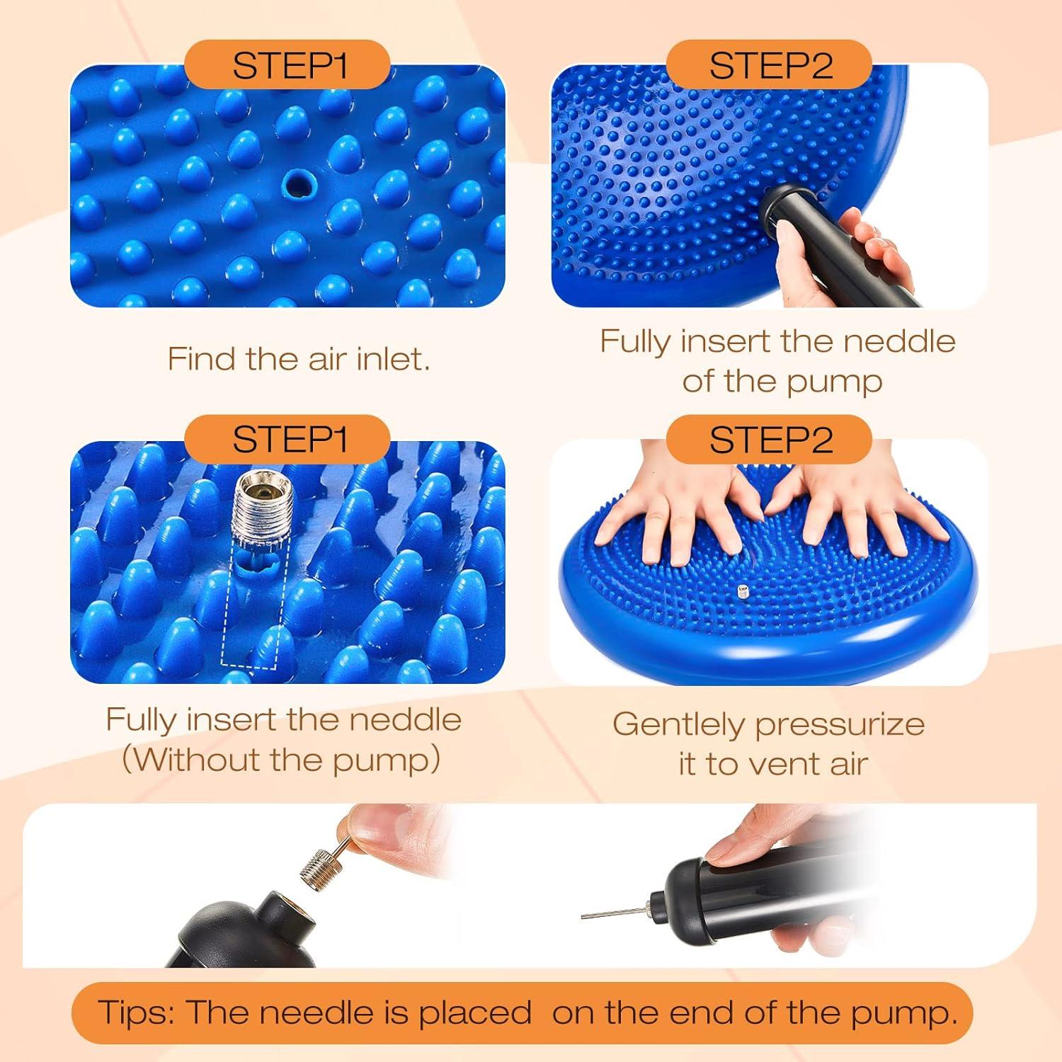 Cojines de Equilibrio Inflables Amylove 13 Pcs 34.5 cm Niños