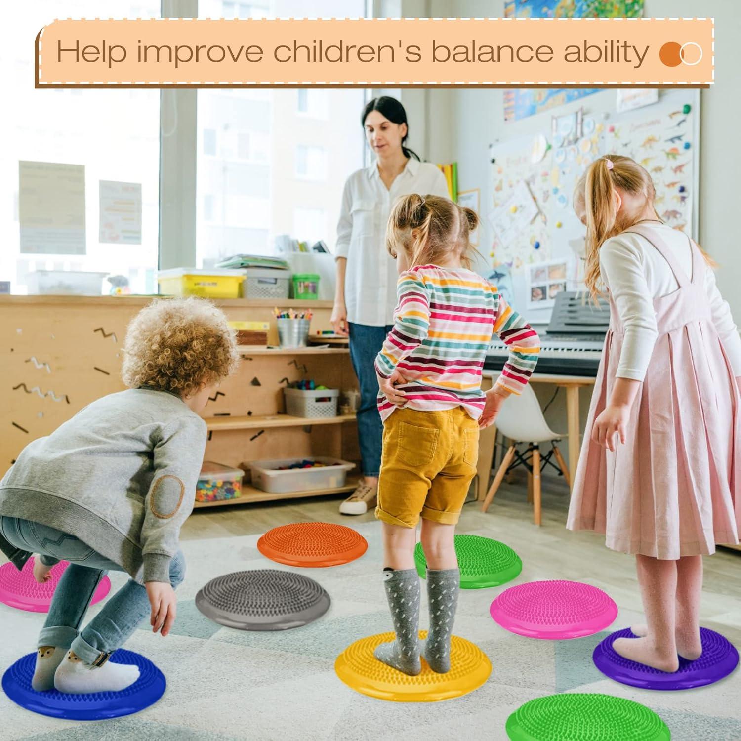 Cojines de Equilibrio Inflables Amylove 13 Pcs 34.5 cm Niños