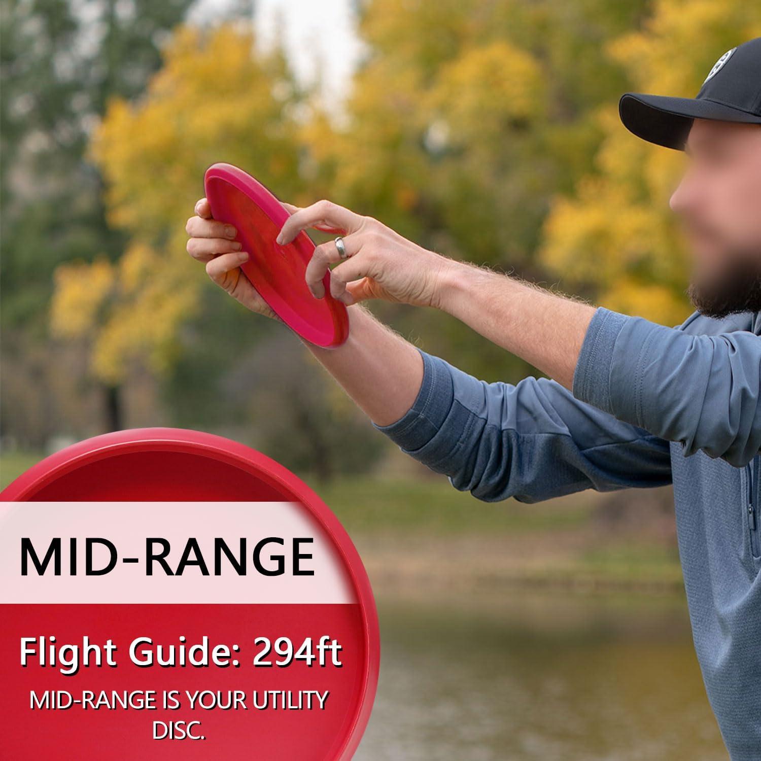 Conjunto de Discos de Golf para Principiantes YDDSPORTS - 6 Discos Rango Medio