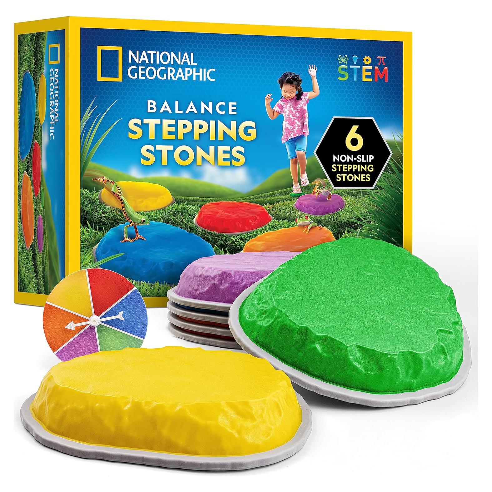 Piedras de Equilibrio National Geographic - 6 Piezas Antideslizantes