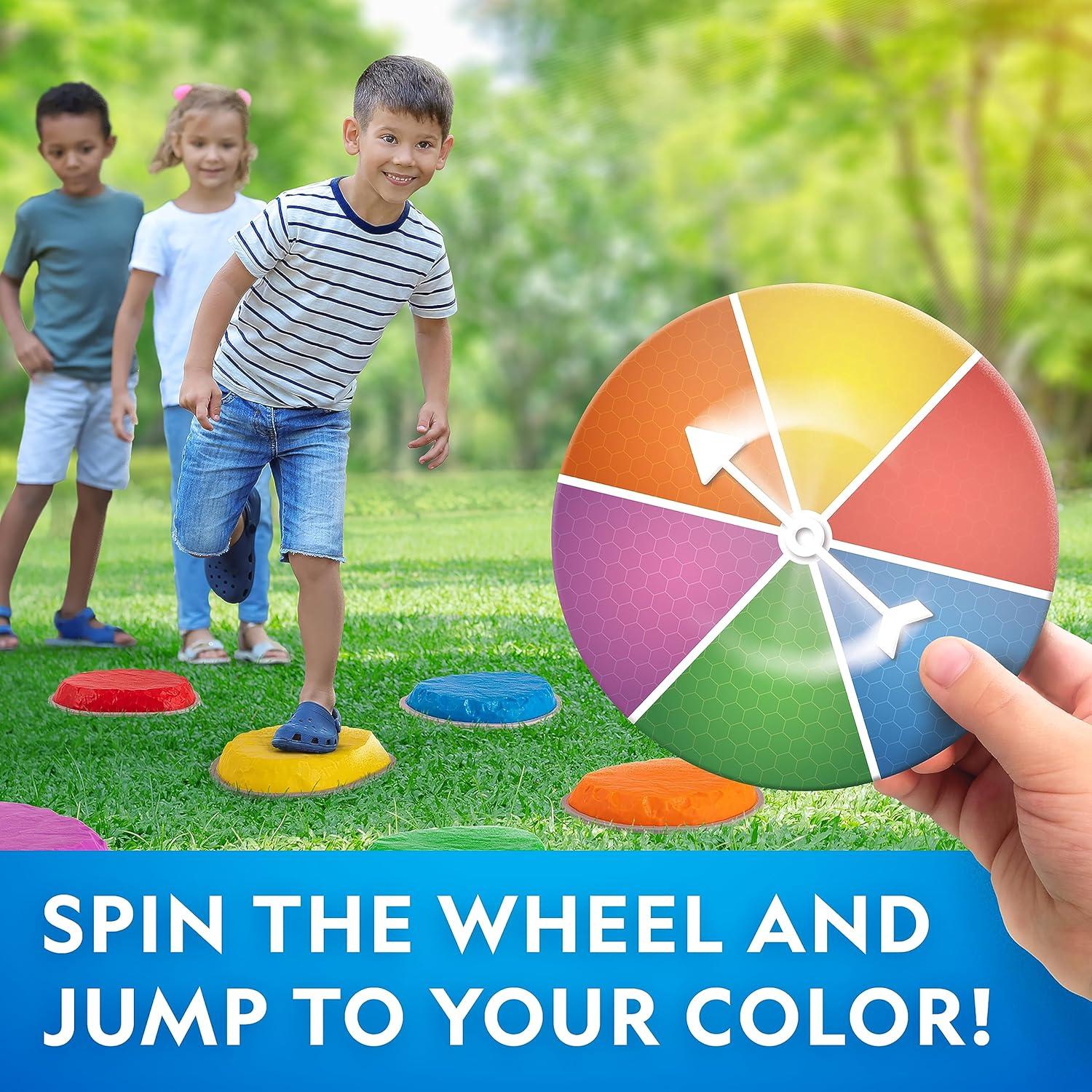 Piedras de Equilibrio National Geographic - 6 Piezas Antideslizantes