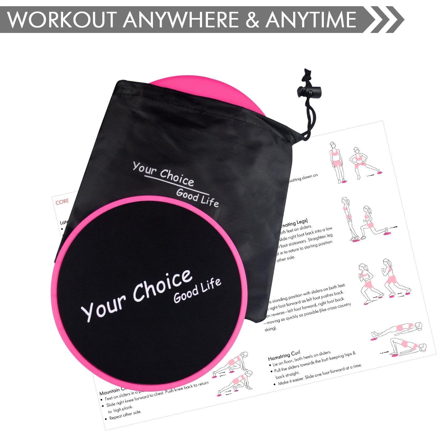 Deslizadores de Núcleo Your Choice - Discos de Ejercicio 17.78 cm