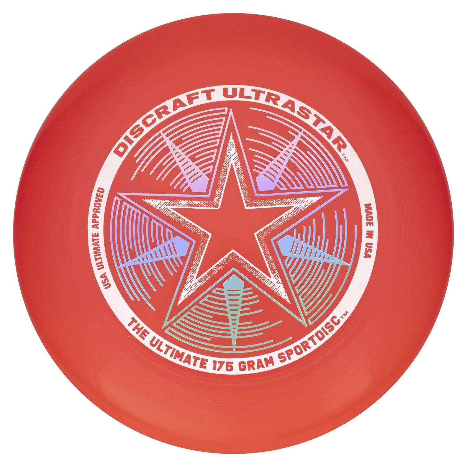 Disco Volador Discraft UltraStar 175g Rojo Brillante